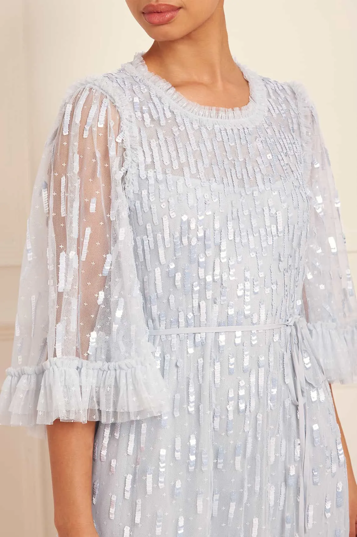 Easy Elegance Sequin Dash Ballerina Dress