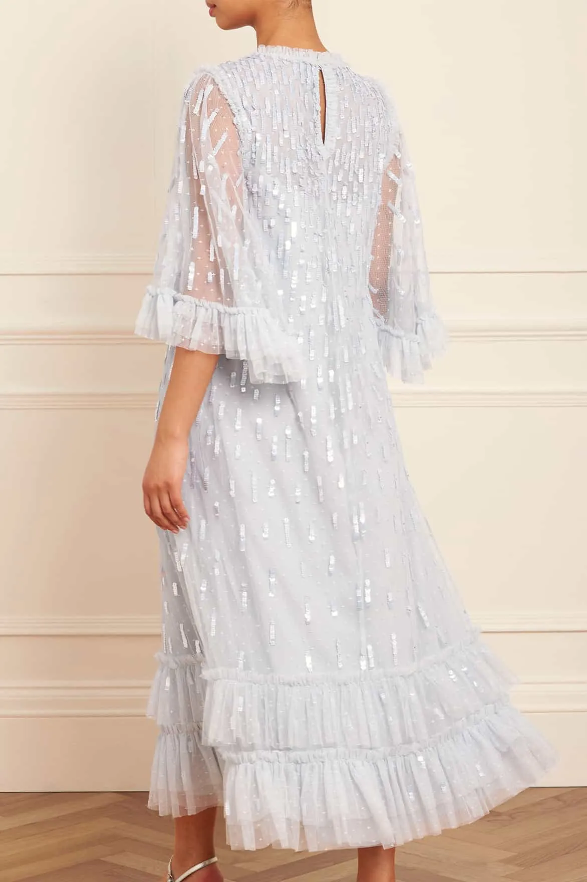 Charming Style Stylish and Simple Sequin Dash Ballerina Dress