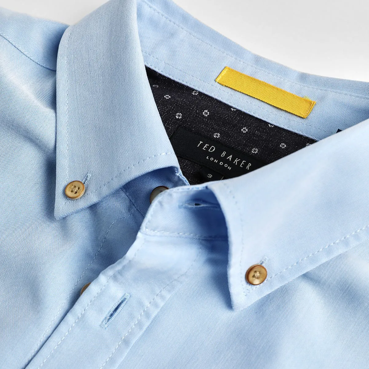 Ted Baker - YASAI SS Oxford Shirt in Blue Chilly Weather Style Weekend Style