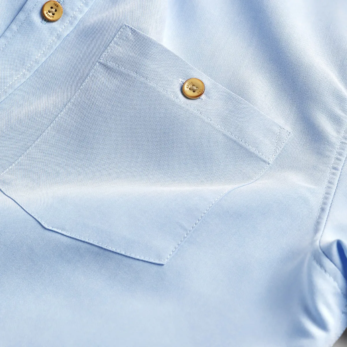 Ted Baker - YASAI SS Oxford Shirt in Blue Formal Style