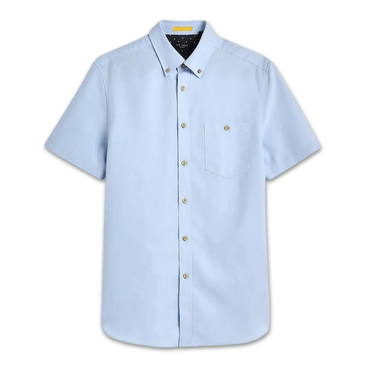 Layer Ready Ted Baker - YASAI SS Oxford Shirt in Blue