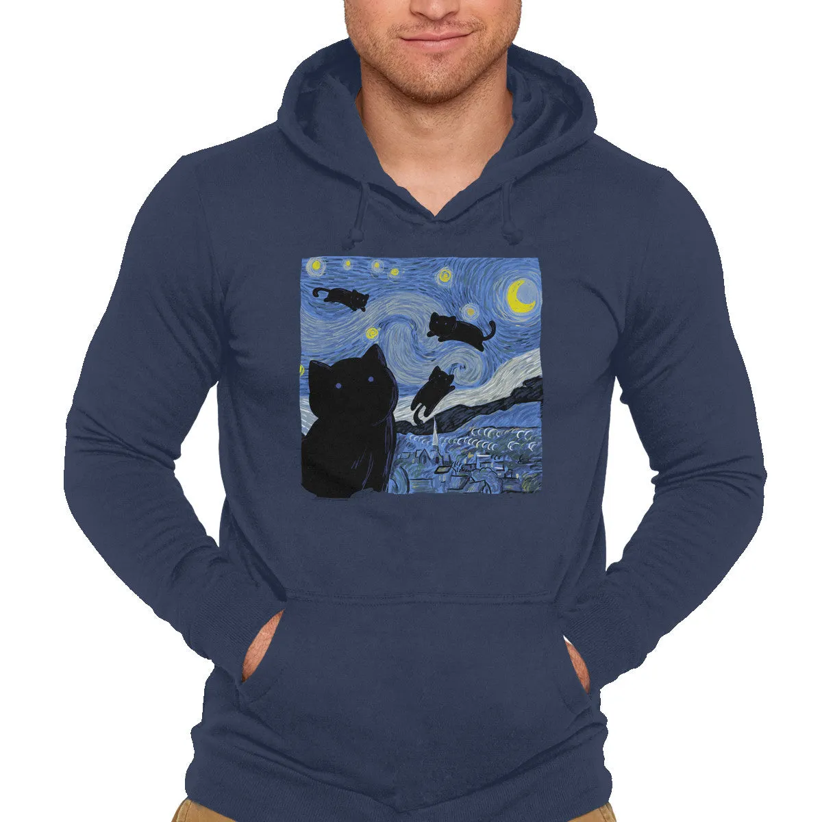 The Starry Cat Night Urban Style product pearl elegance