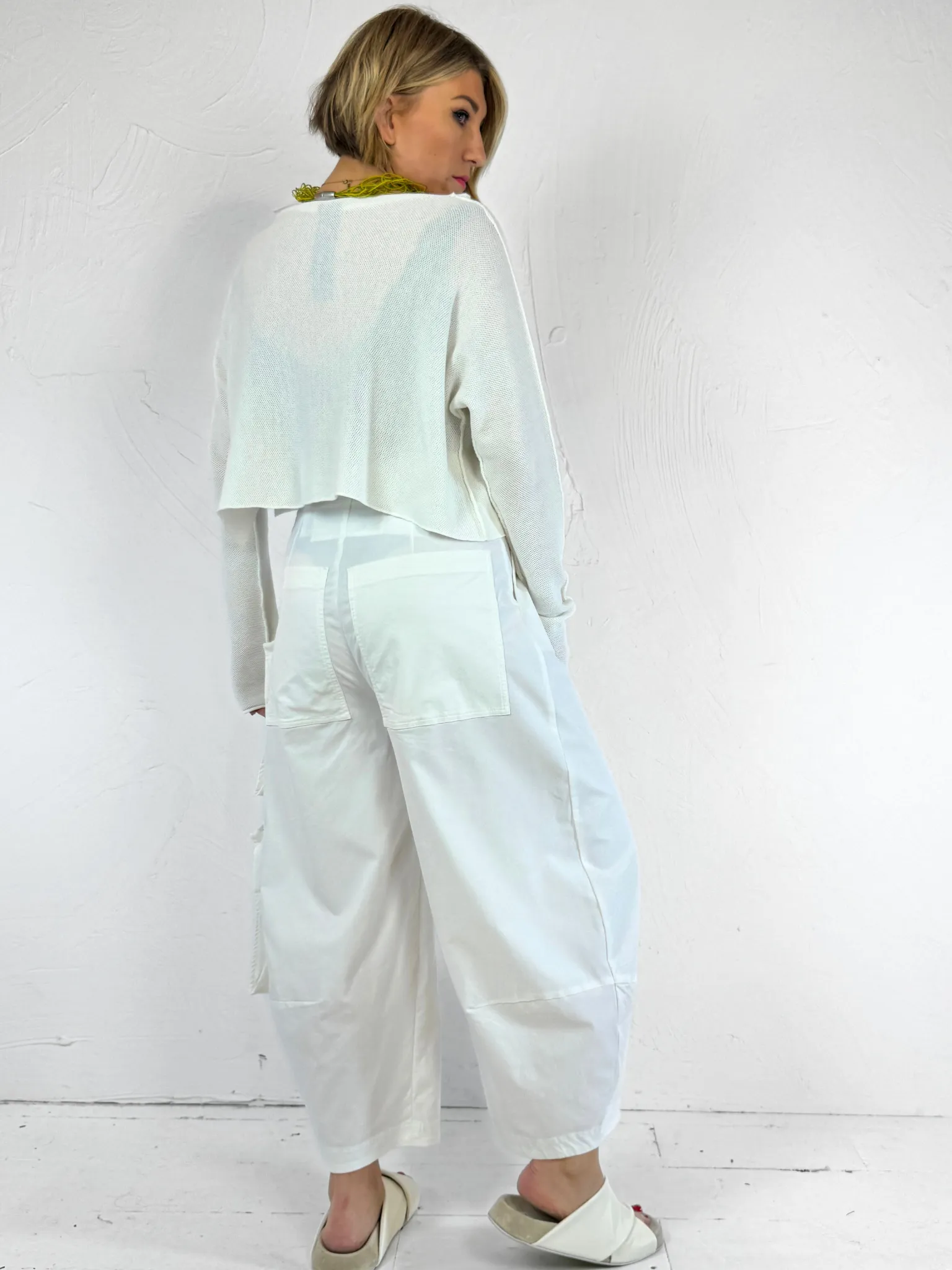 Rundholz Cargo Trousers Off White Versatile Look