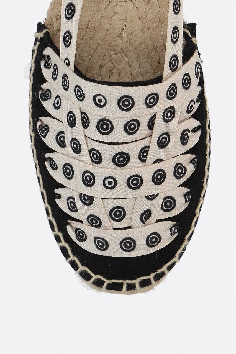 Clean Stitch Jean canvas espadrilles