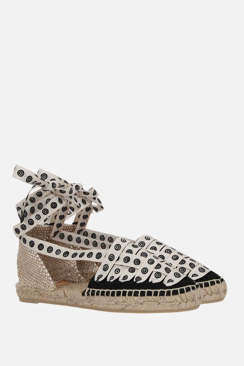 Petal Jog Dad Style Jean canvas espadrilles