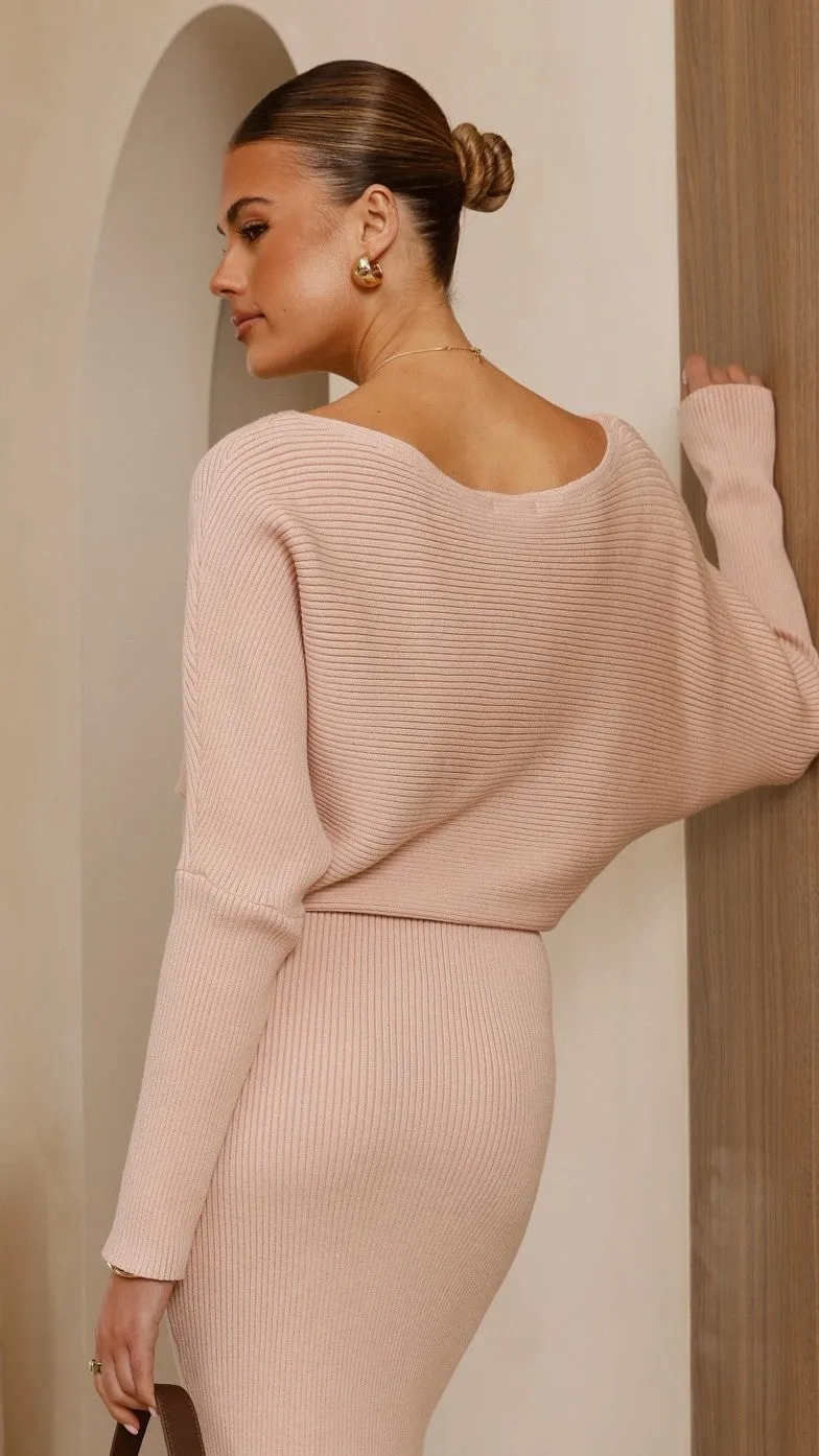 Soft Sweater HypoallergenicYarn Iluka Knit Top - Camel