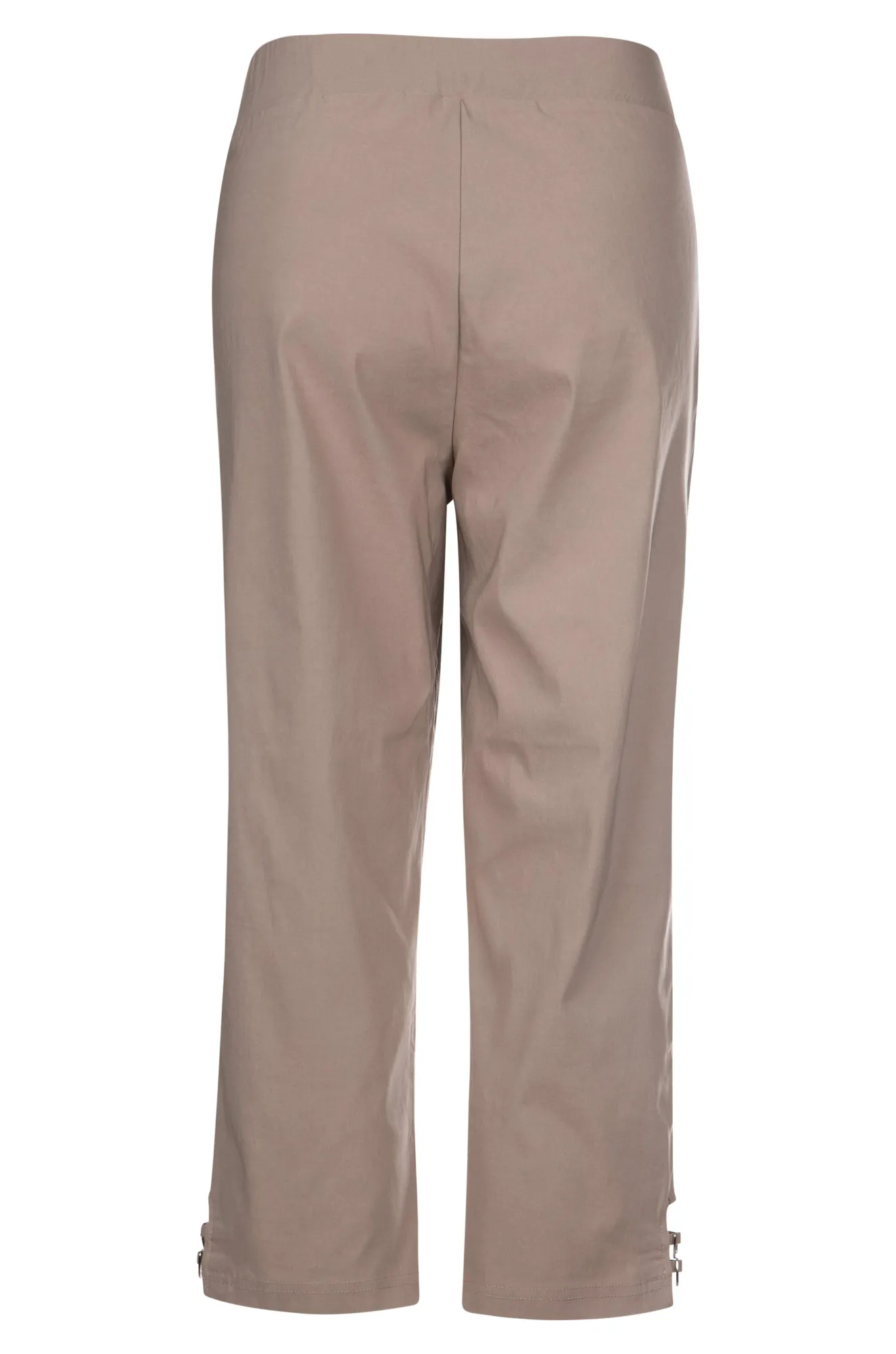 Twill Weave Texture Platinum Bengaline Mid Calf Pant | TOFFEE | 6303A1