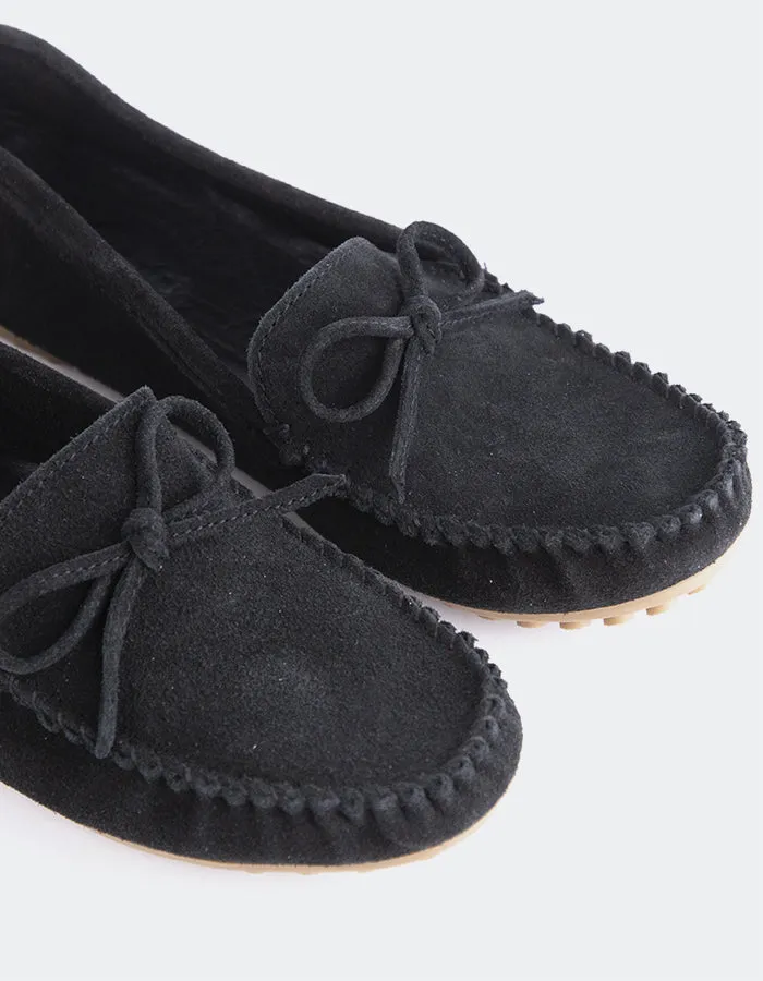 Modern Minimal Titania Black Suede