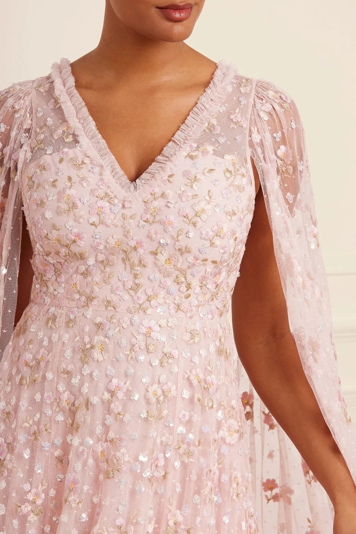 slim fit Everyday Movement Dahlia Ditsy Ankle Gown