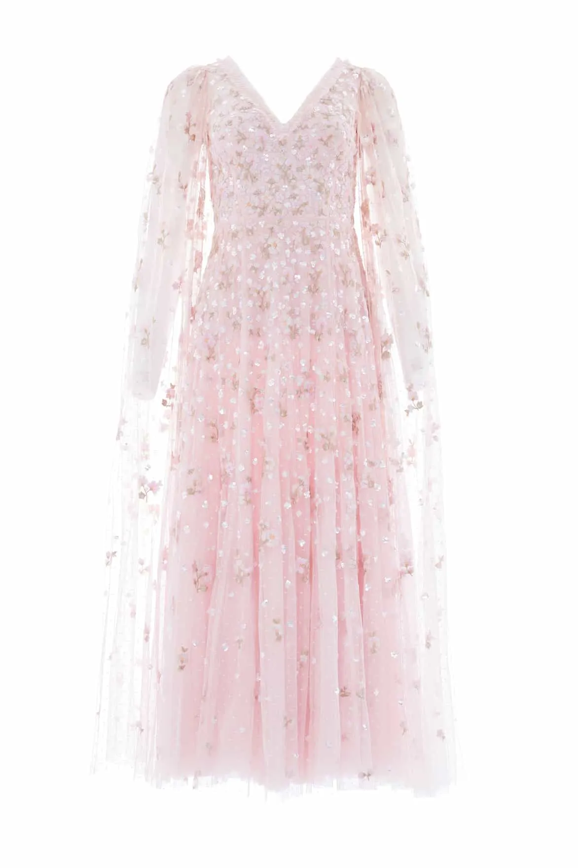 Dahlia Ditsy Ankle Gown Soft color Tailored Wear