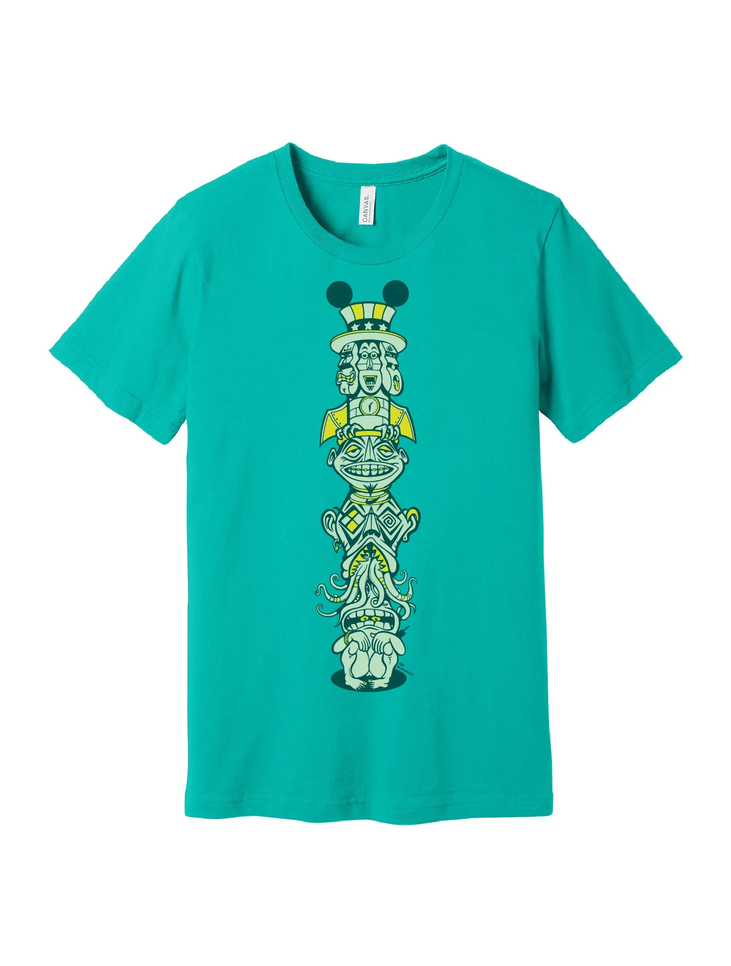 Totem 28 Teal ?? Unisex T-Shirt High Durability Weave