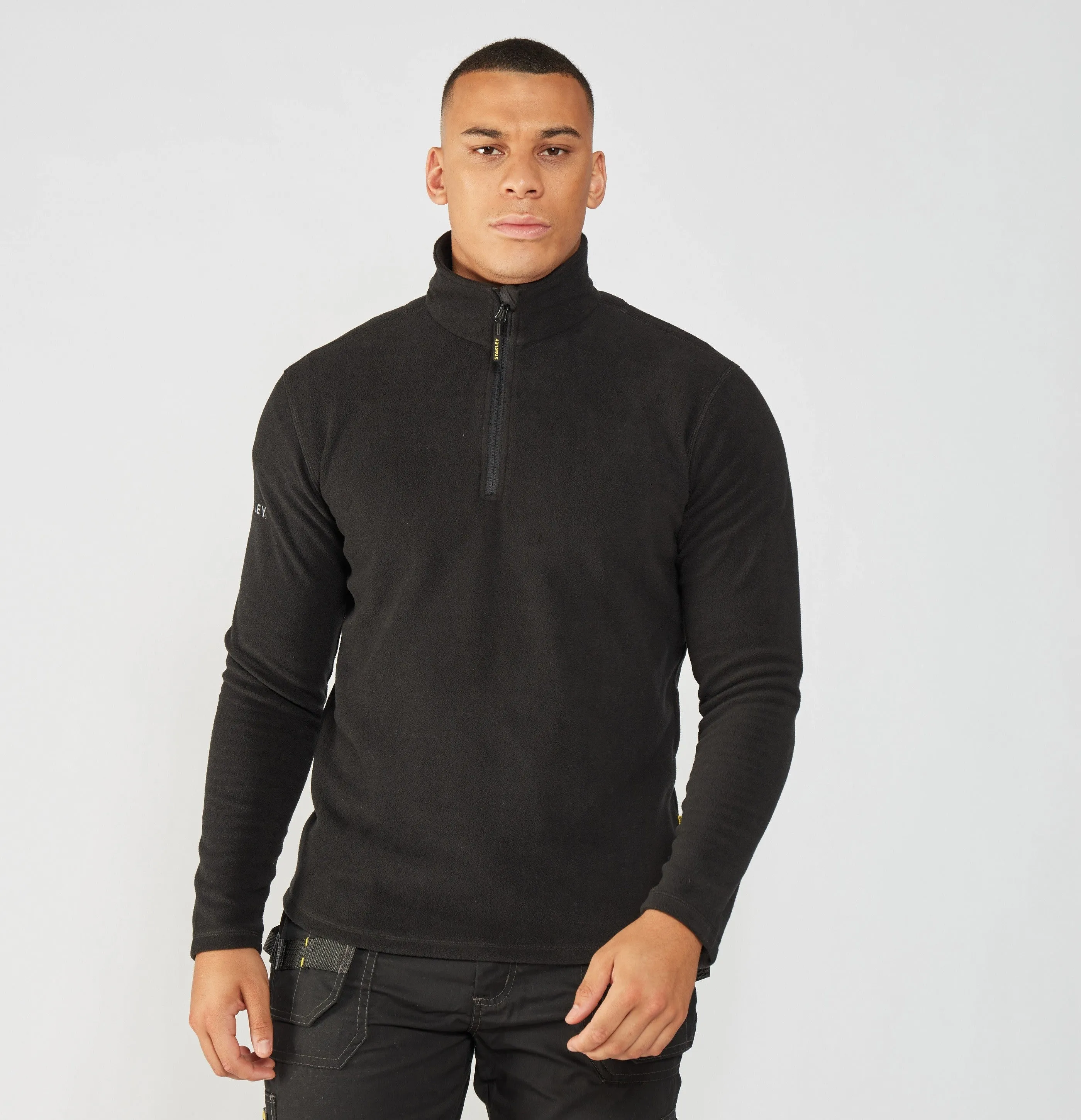 Hobson 1/4 Zip Microfleece | BLACK Warm Layers Holiday Ready