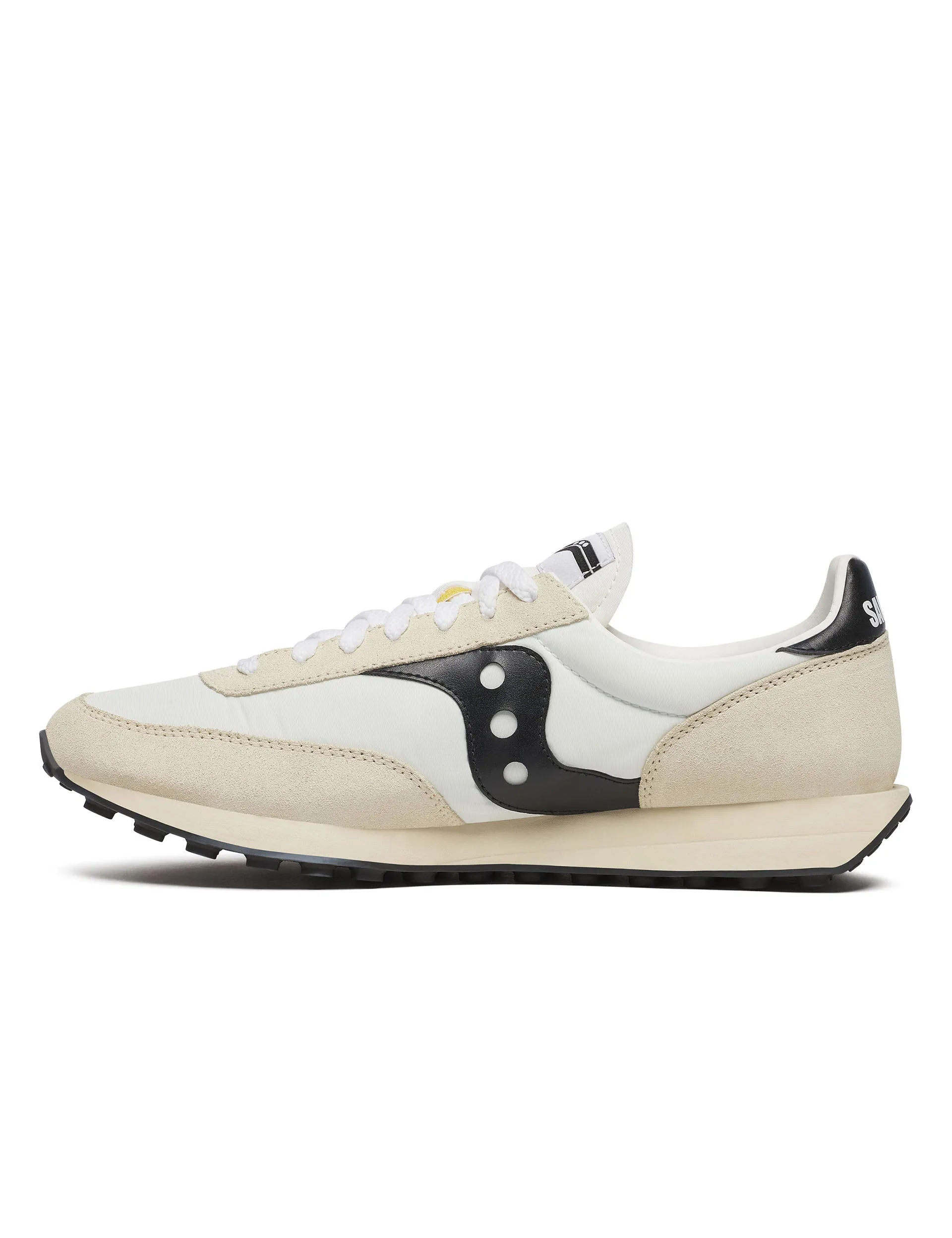 Trainer 80 - White/Black Minimalist Look Short Walk