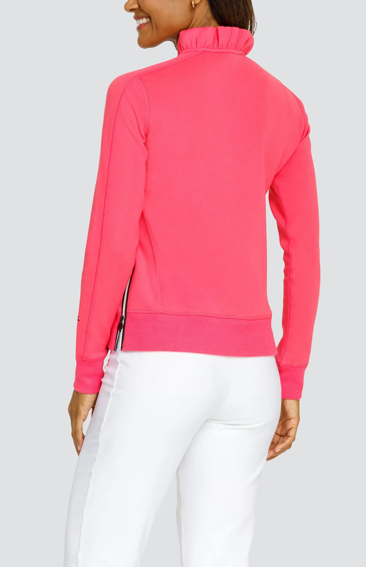 Condoleezza Power Pink Pullover Perfect for Travel Eco Certified Textile