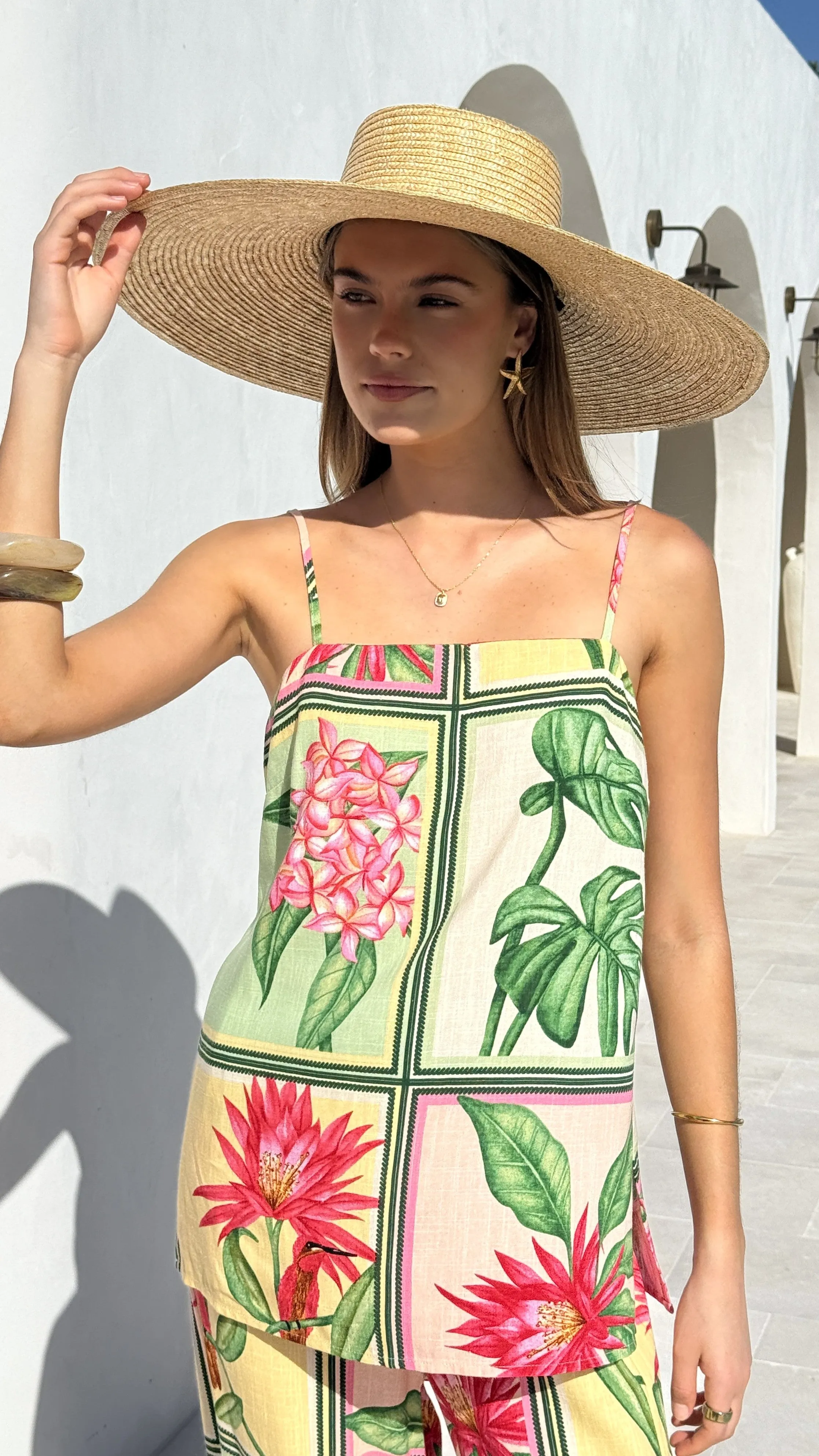 Uma Top - Tropical Bloom Heat Safe Cozy clothing