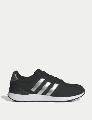 Run 60S 4.0 Shoes - Core Black/Silver Metallic/Cloud White Strike Step