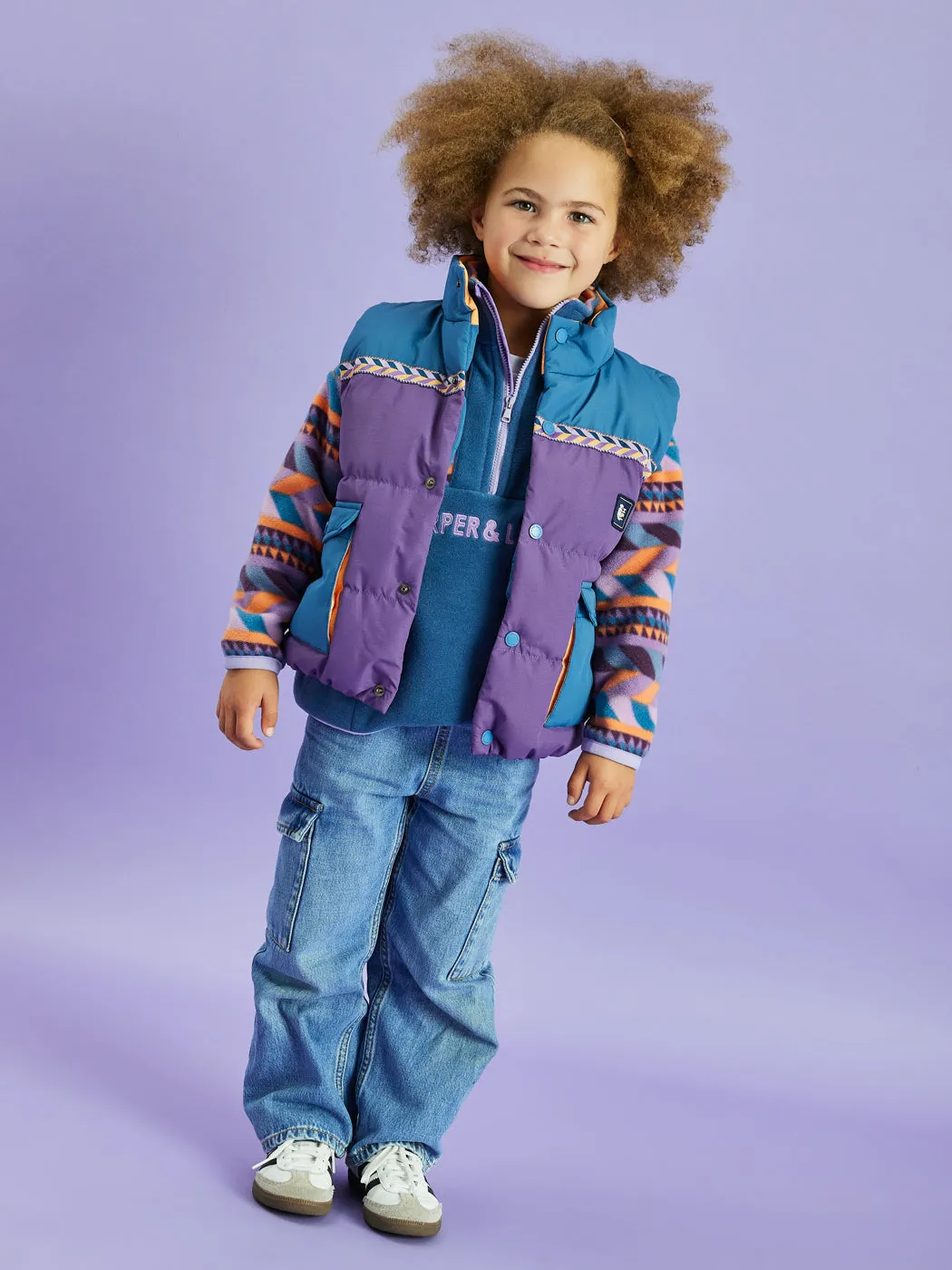 Kids Echo Puffer Gilet All Weather Protection