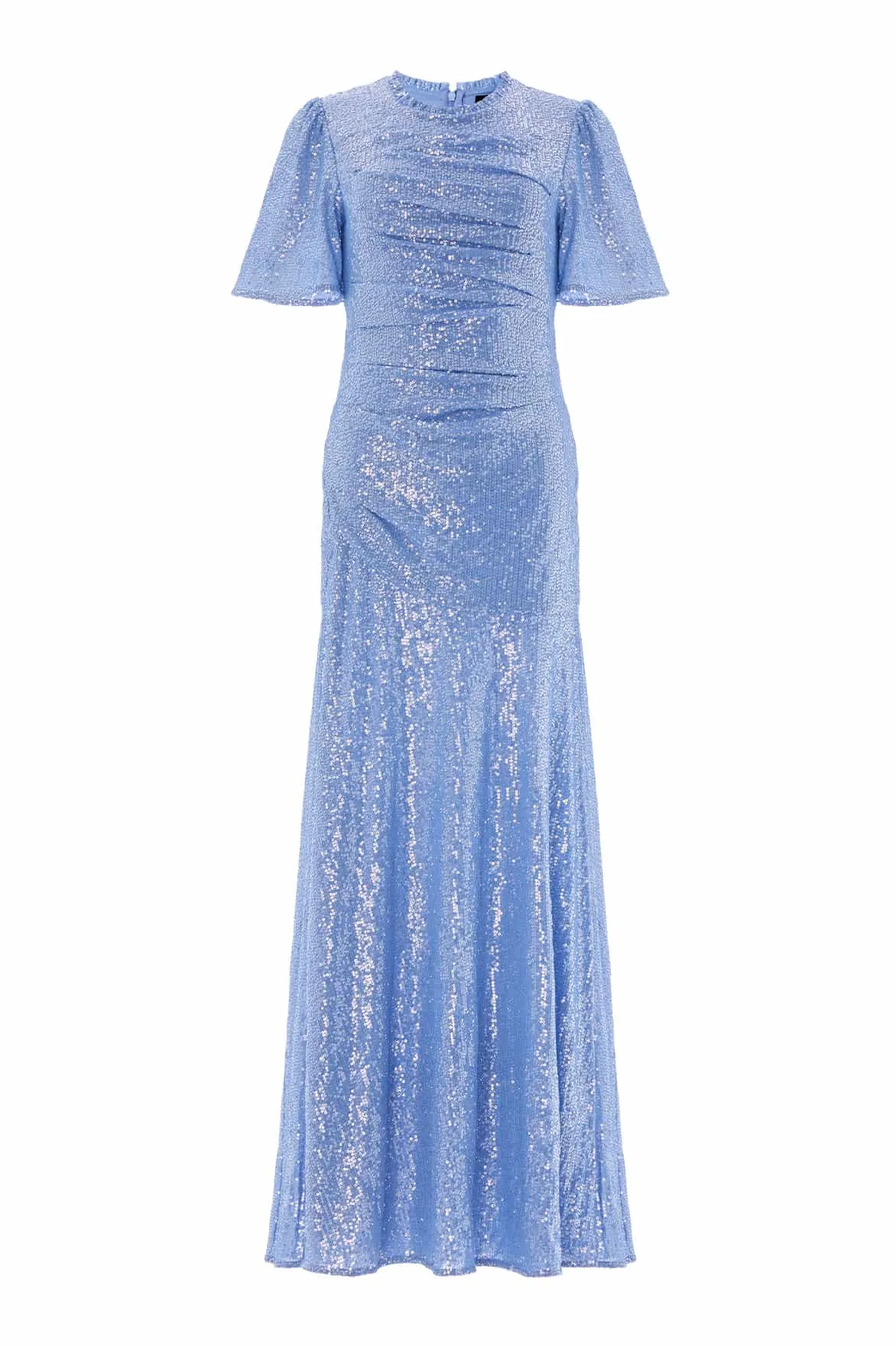Tear-resistant Cool Texture Valentina Round Neck Gown