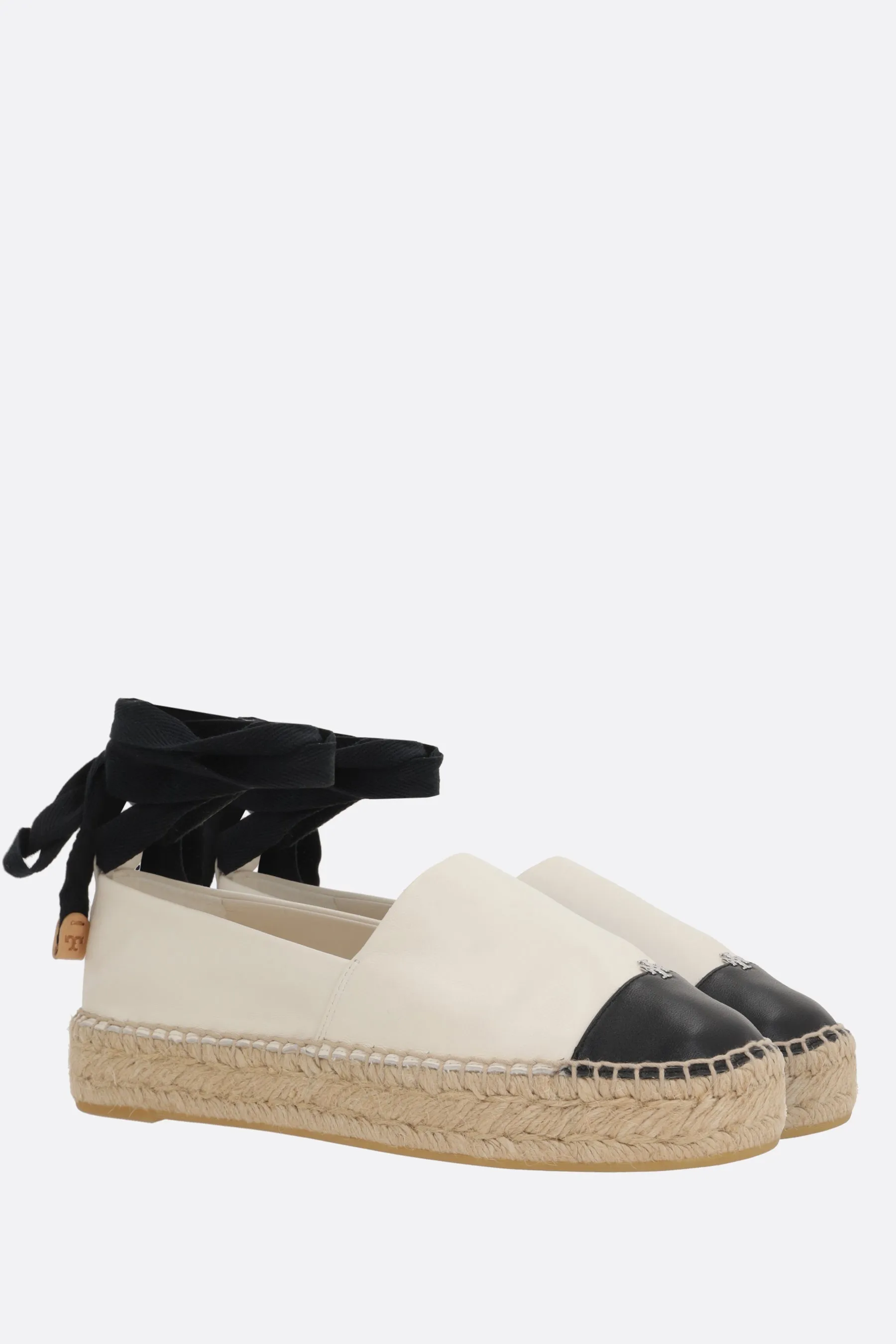 City Mood bicolor nappa espadrilles