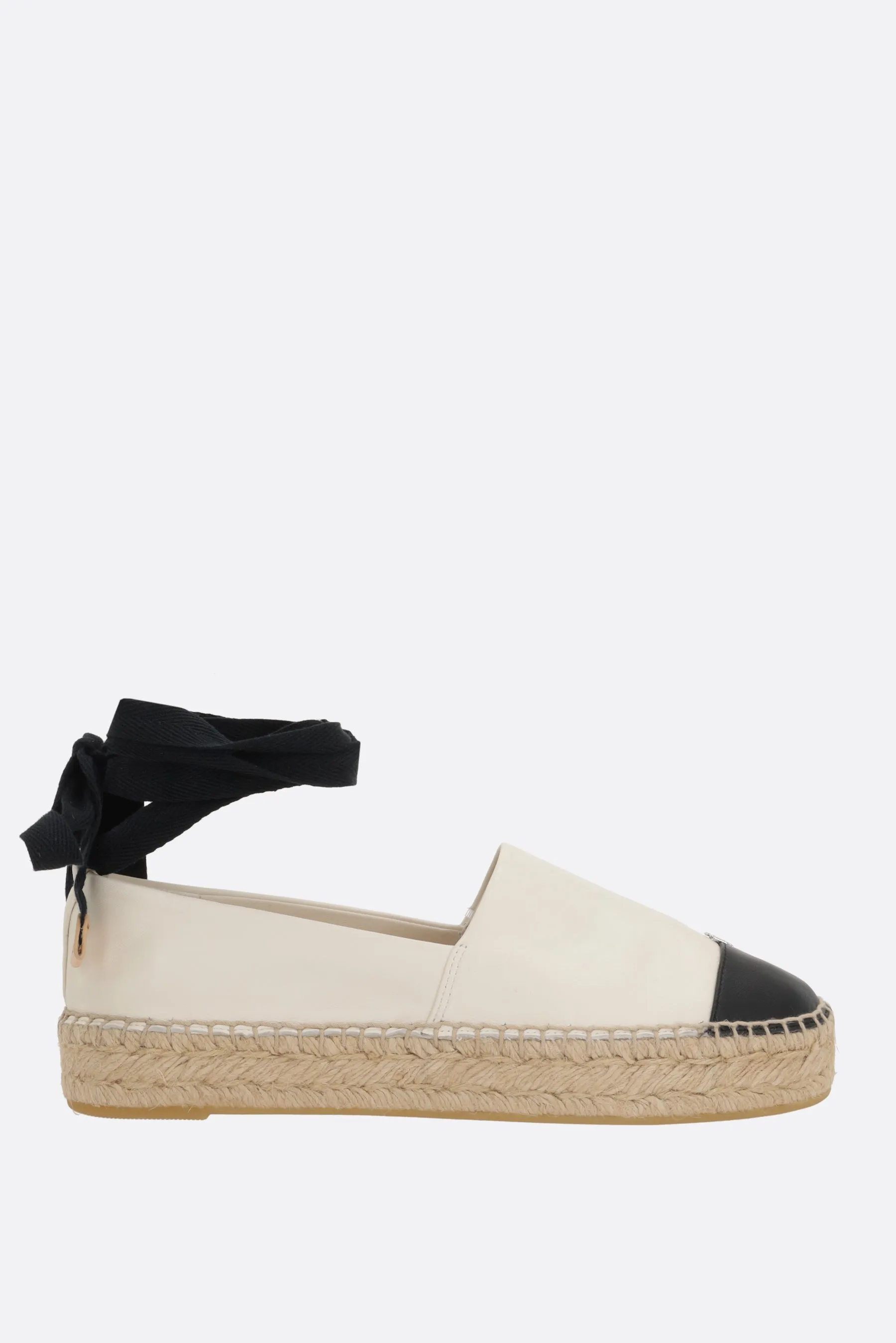 Classic Mood bicolor nappa espadrilles