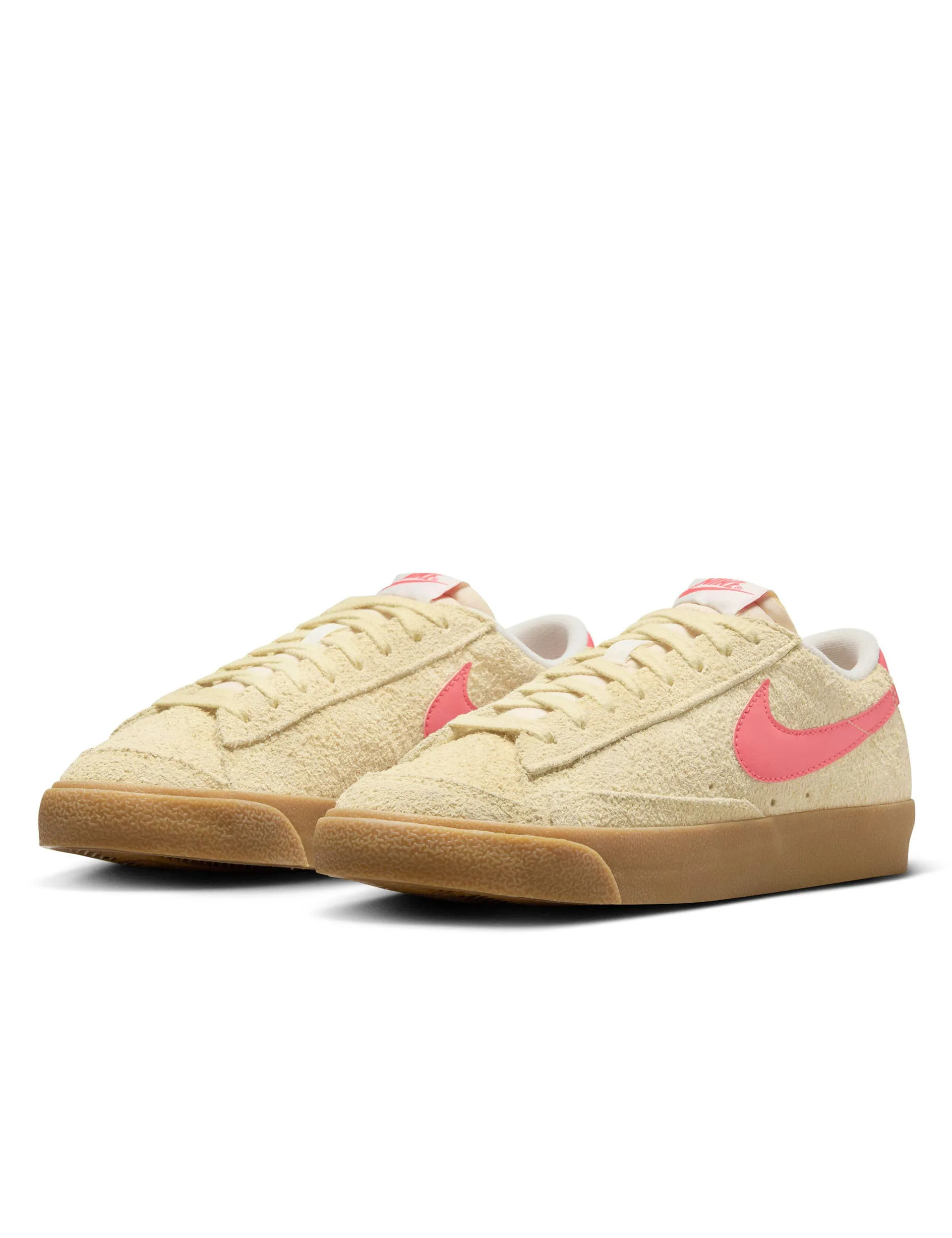 Blazer Low '77 Vintage Shoes - Alabaster/Magic Ember/Gum Light Brown Outdoor Leisure Flat Outsole