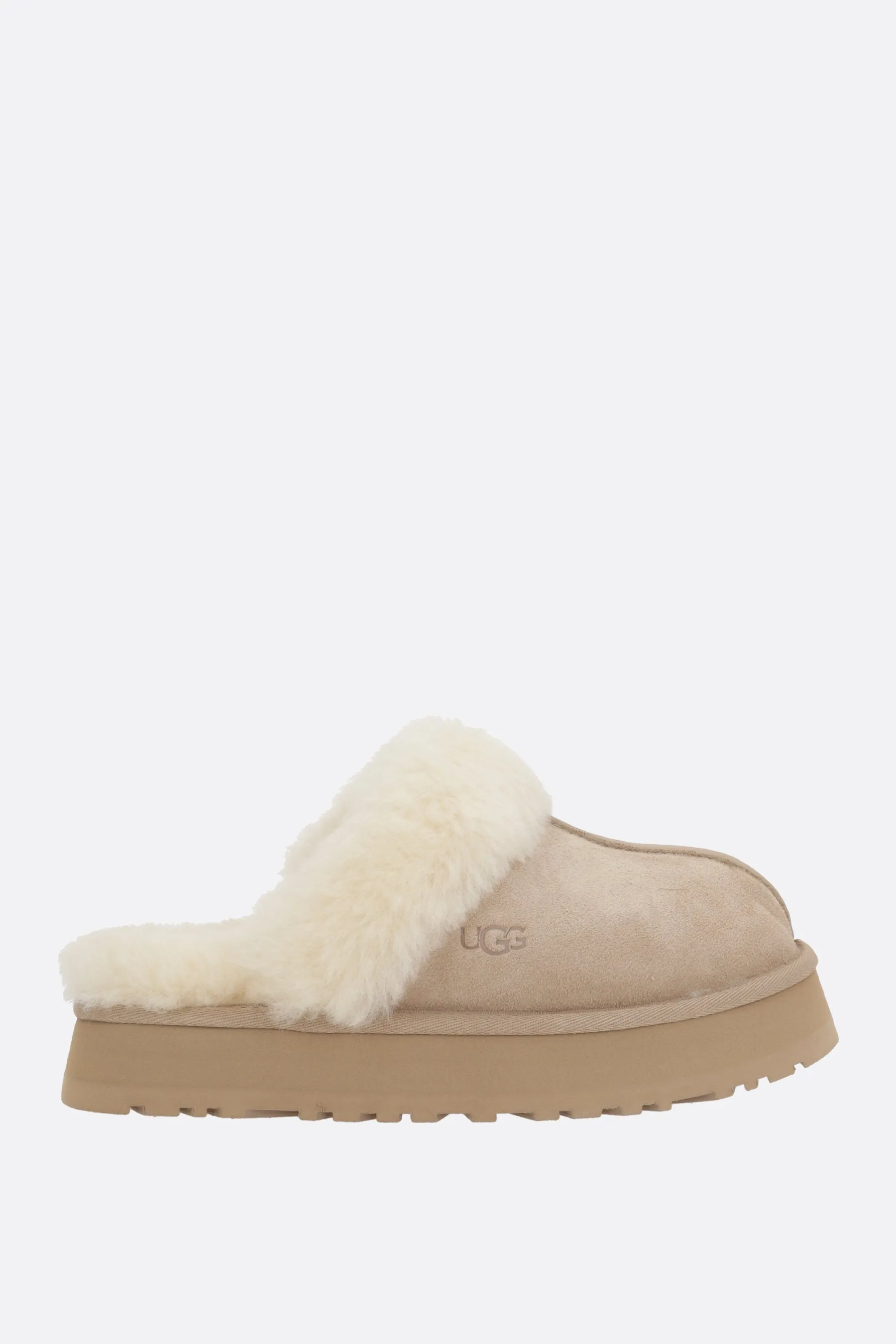 Mountain Hike Disquette flatform slippers in suede