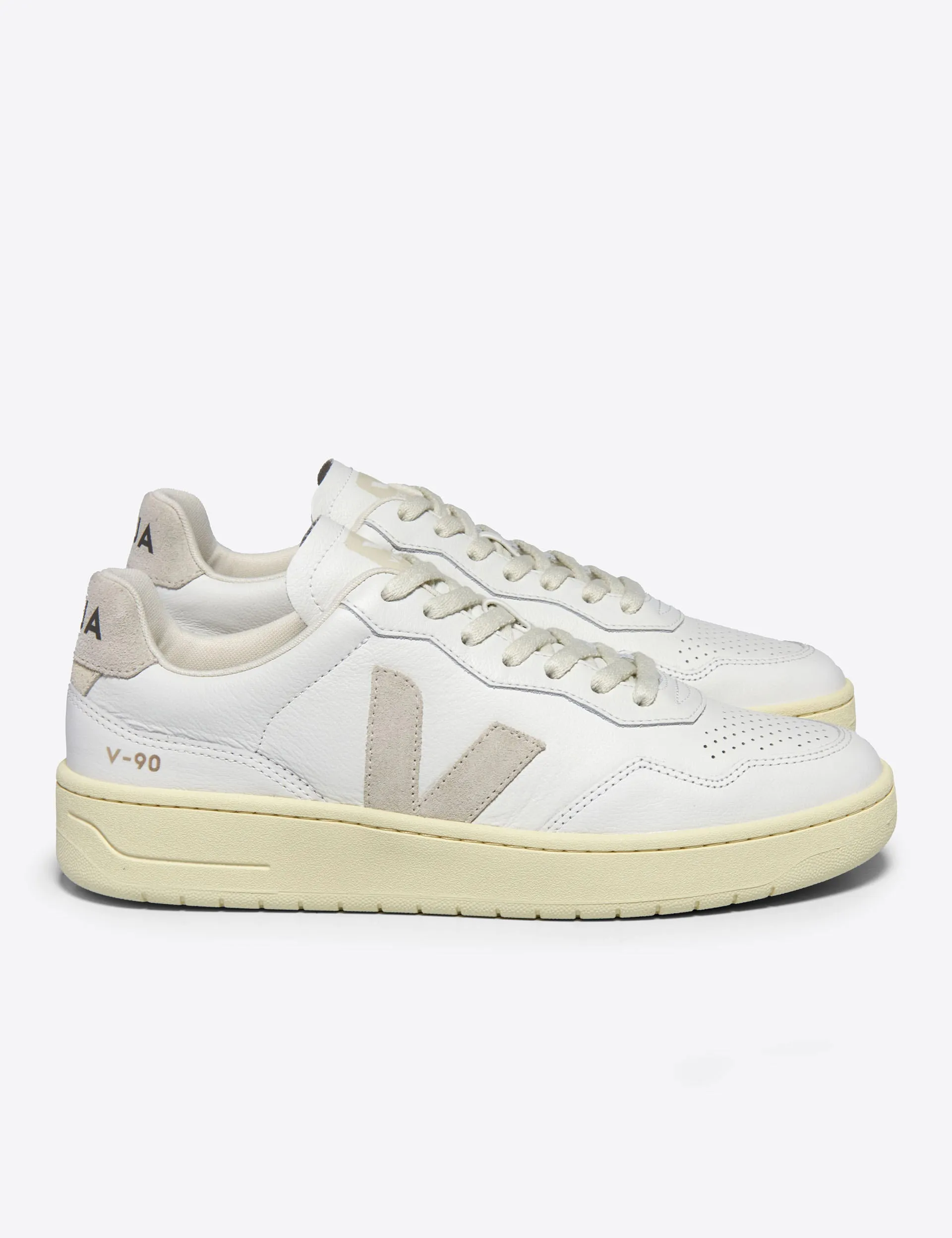 V-90 Leather - White Natural Jump Hike