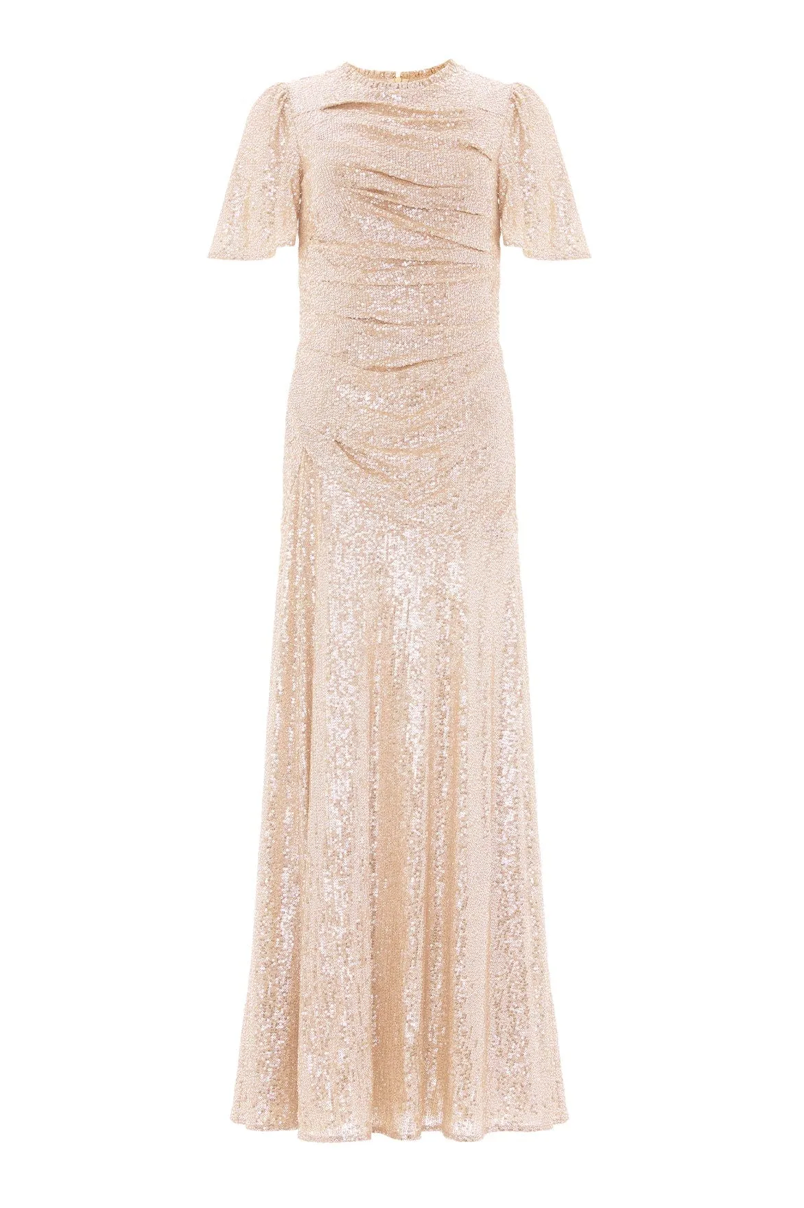 Valentina Round Neck Gown Fall Inspired Subtle Edge