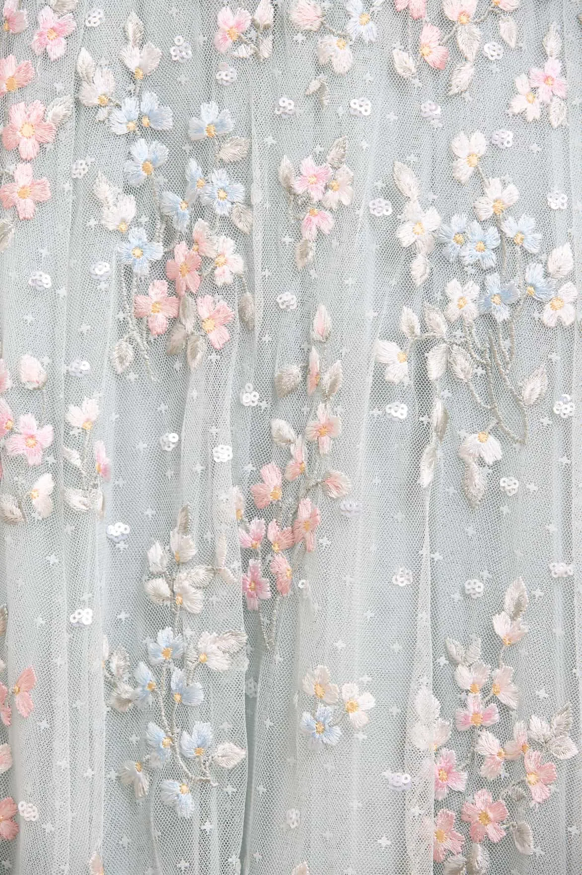 Casual Style Wear Versailles Ditsy Cape Sleeve Ankle Gown