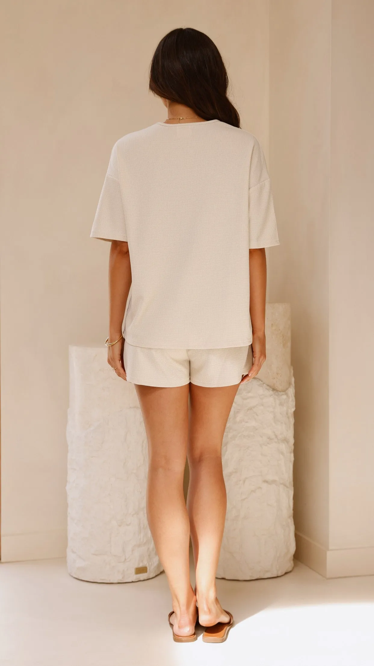 Jeremy Waffle Set - Beige FrictionResistantEdges