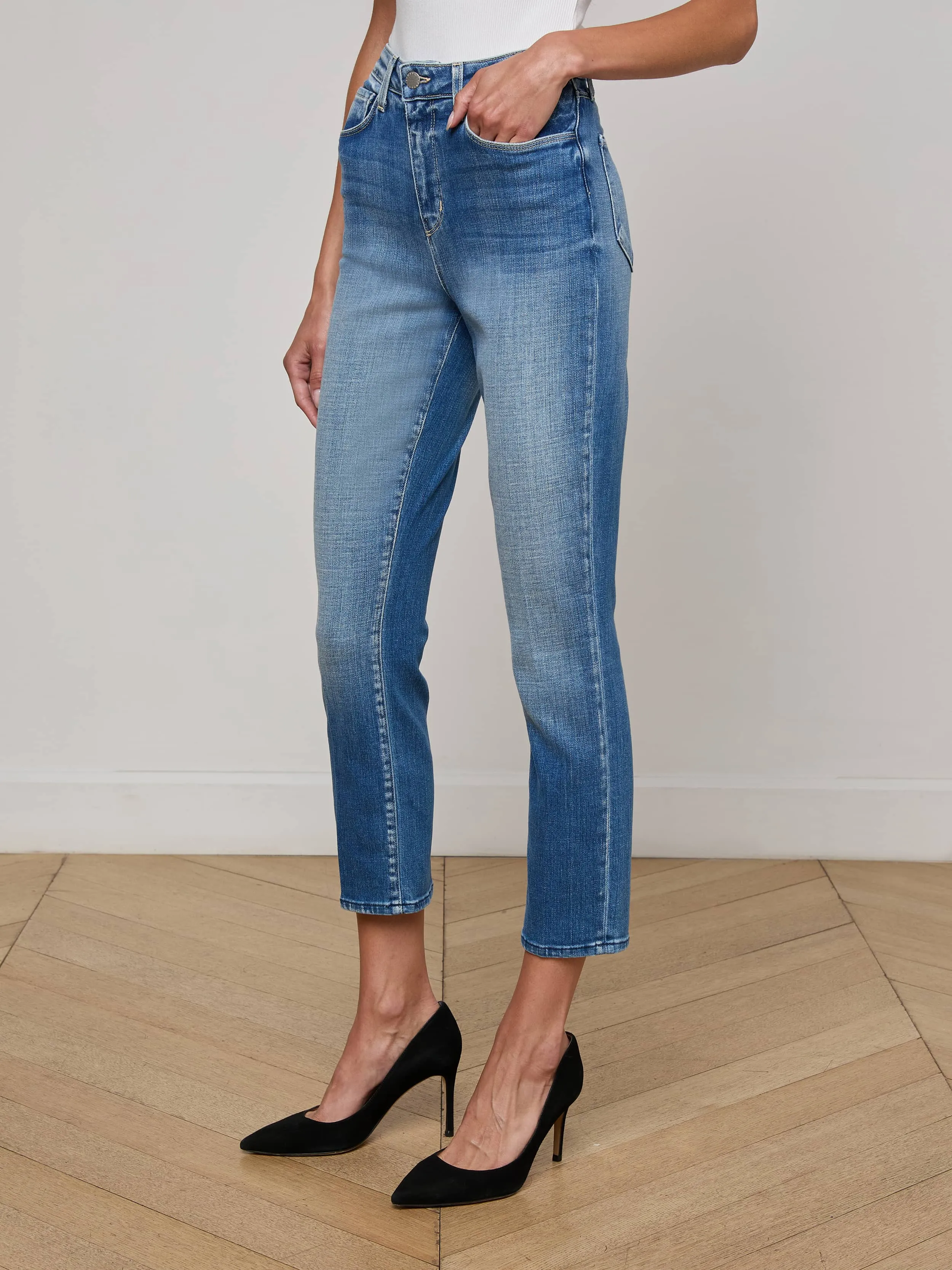 Celestia Slim-Leg Jean Chill Style