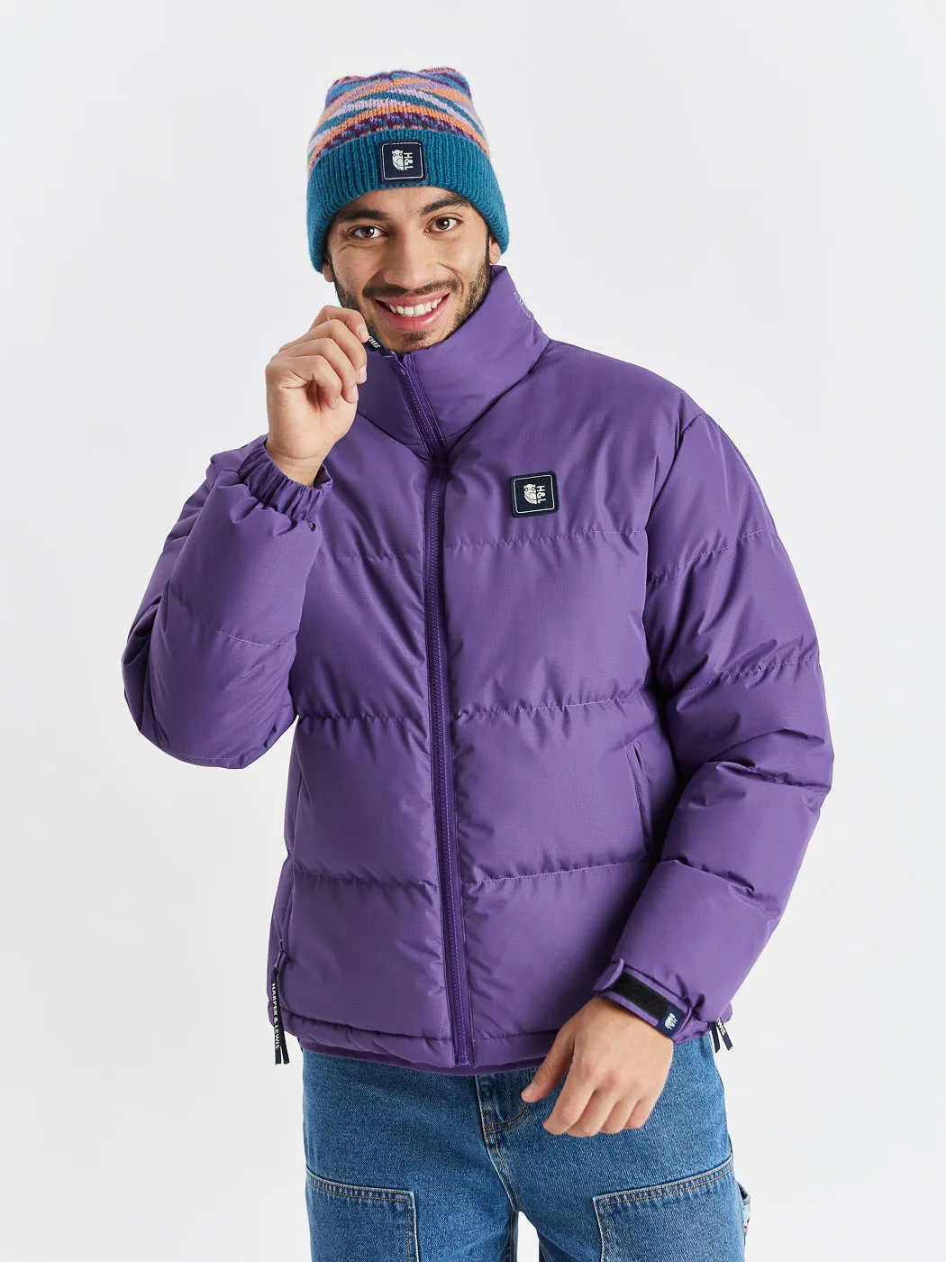 ElasticWaistband Noise Reduced Fabrics Bowie Puffer Coat