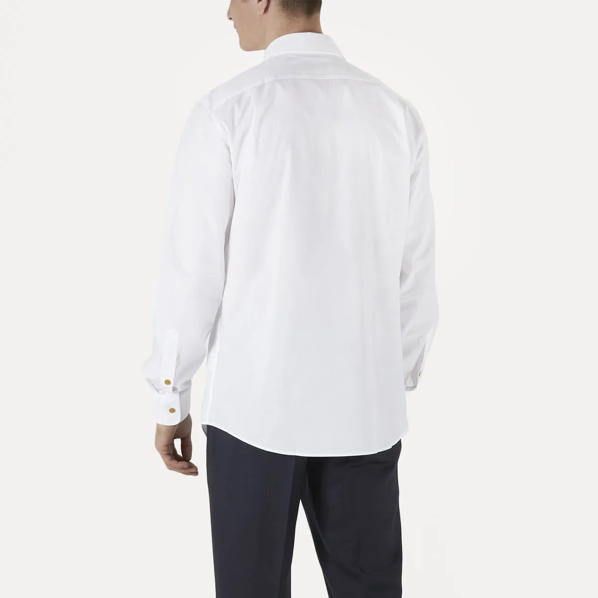 Stretch Knit Quality Layer Vivienne Westwood - 2 Button Krall Shirt in White