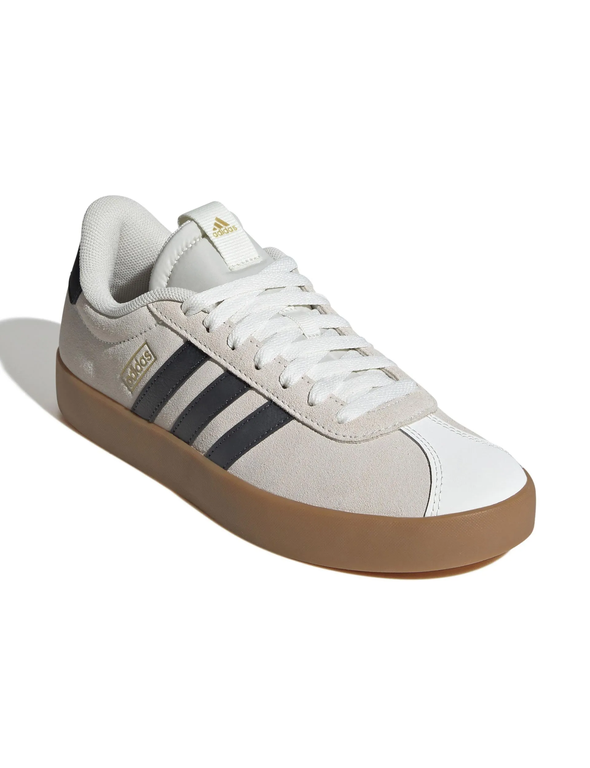 Fast Step VL Court 3.0 Shoes - Off White/Grey Six/Gold Metallic