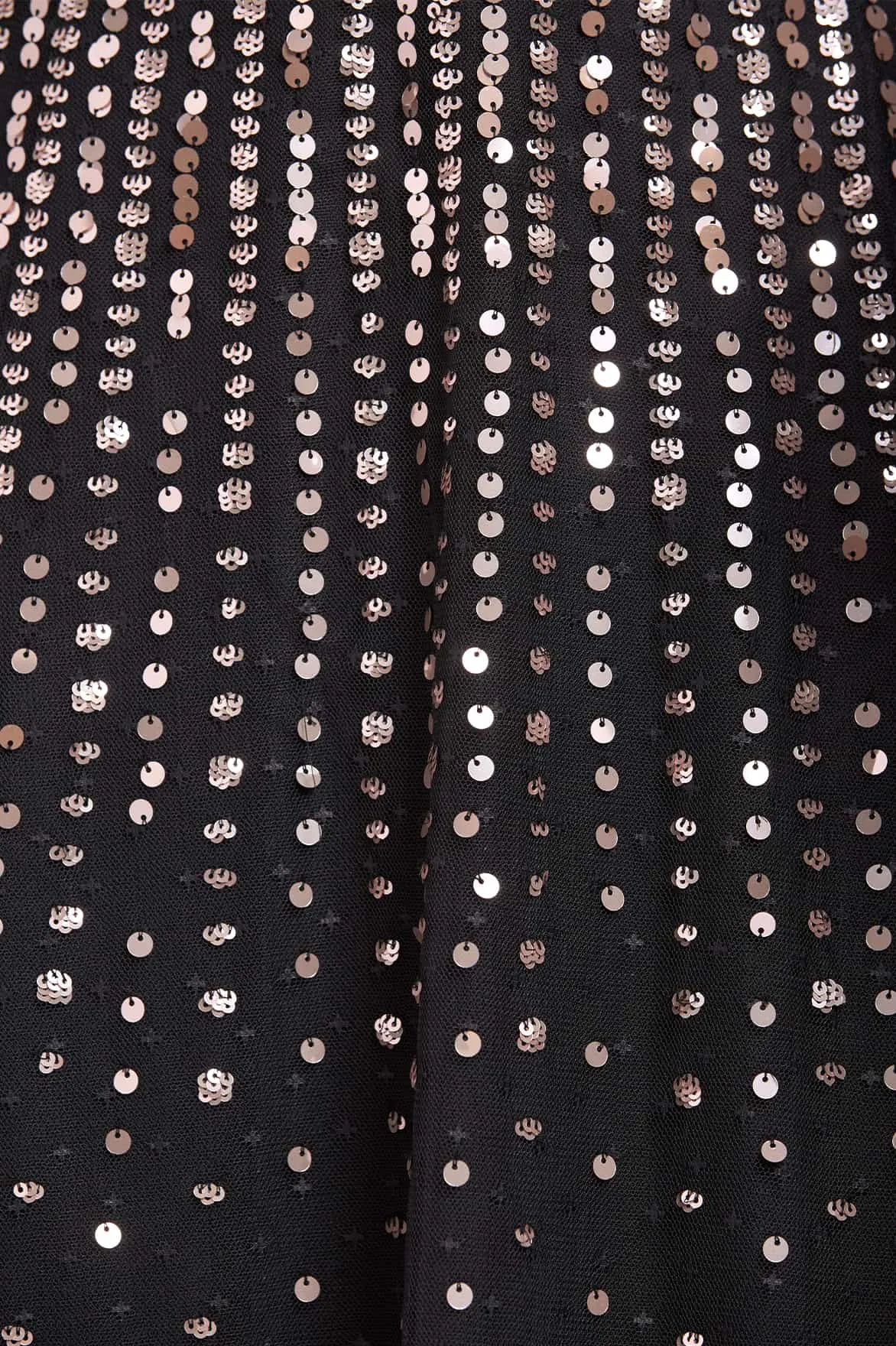 Gender Fluid Moonlight Sequin Cape Sleeve Ankle Gown