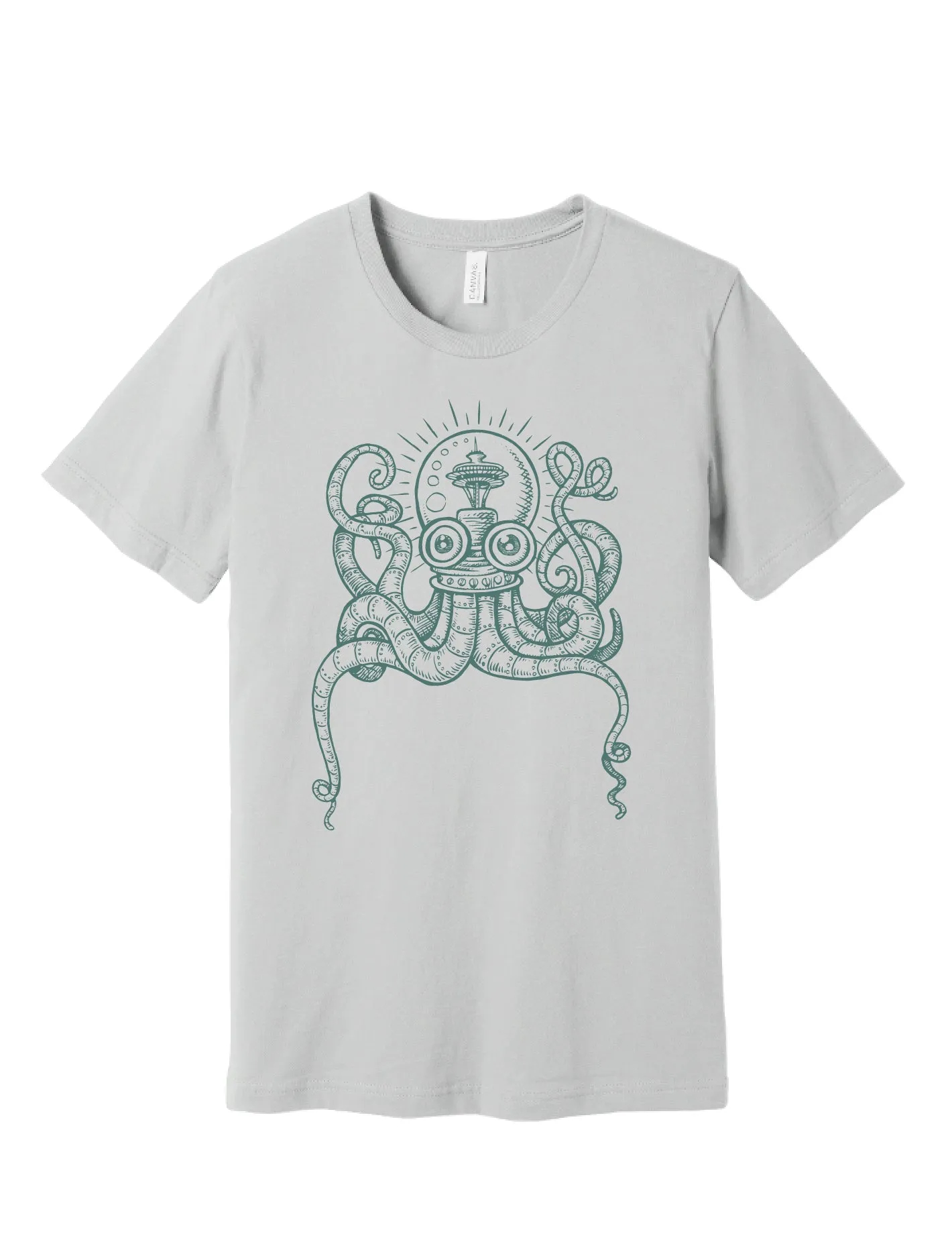 Robot Octopus ?? Unisex T-Shirt Minimalistic Wear Layer Ready