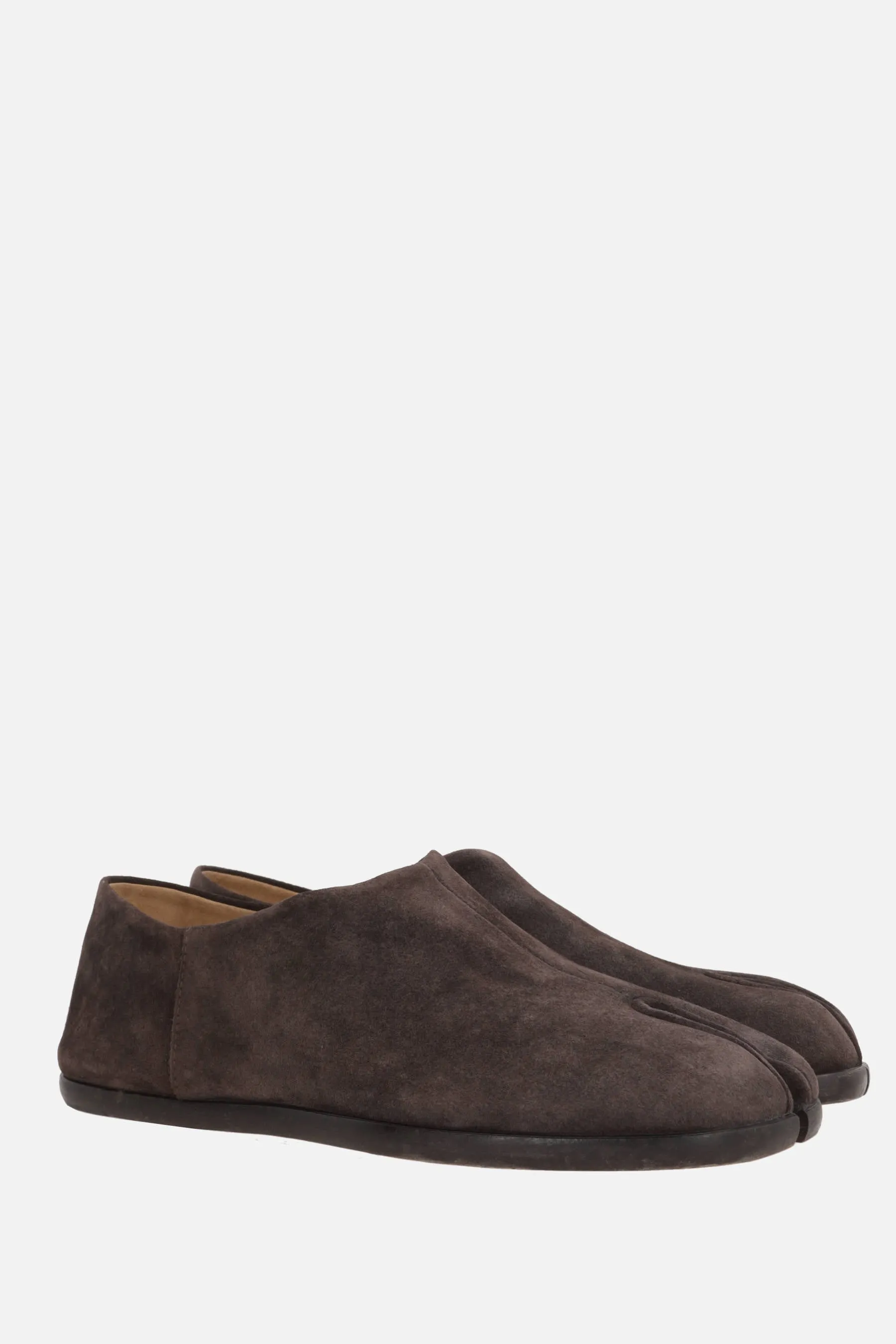 Foam Support Tabi slip-on shoes in suede