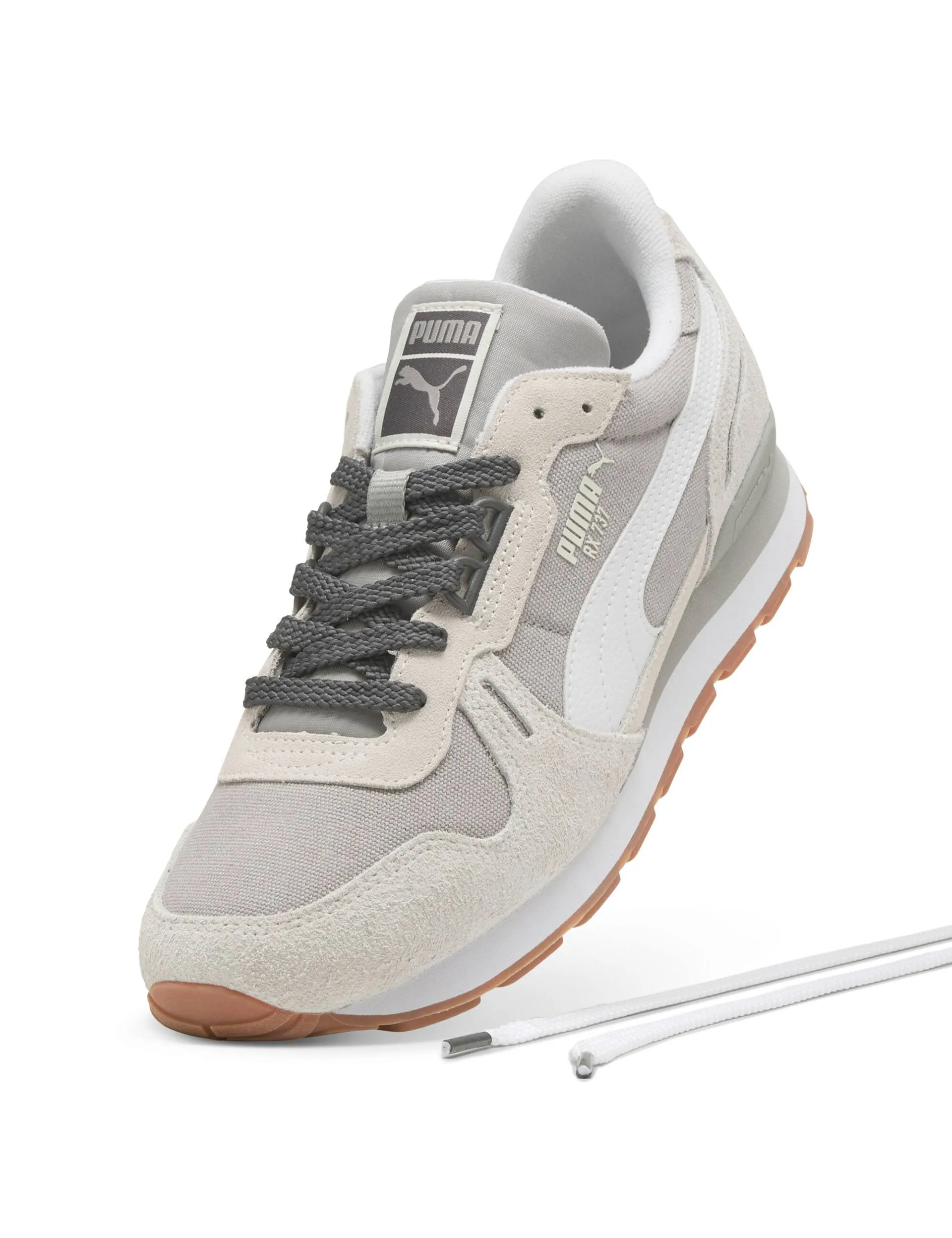 RX 737 Vintage Sneakers - Grey Echo/Warm White Grip Support Office Go