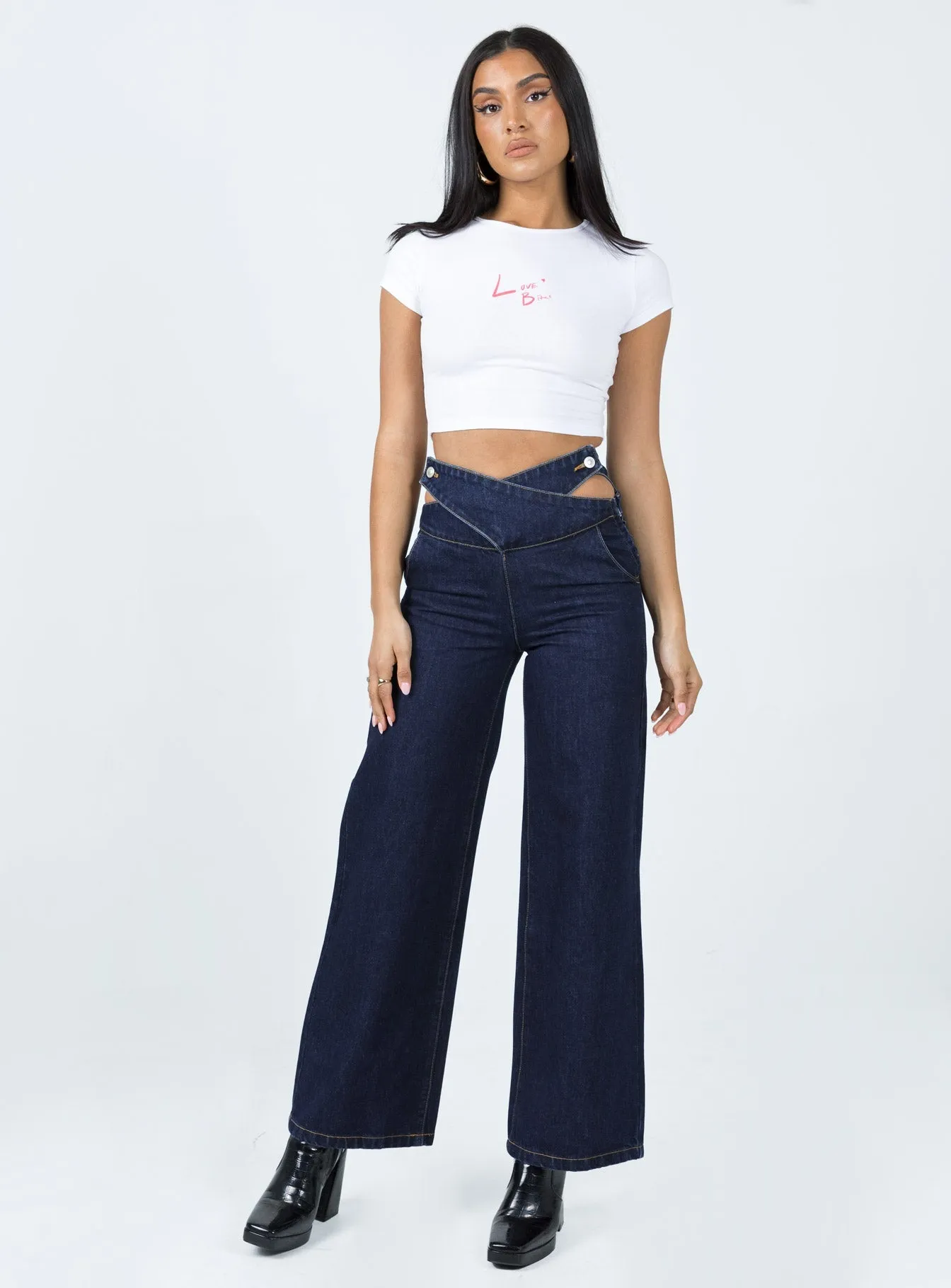All Day Comfort Chaser V Waist Jeans Indigo