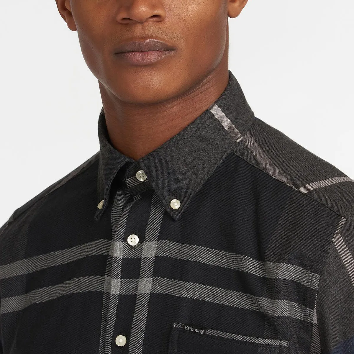 Barbour - Dunoon Tailored Fit Shirt in Graphite Casual everyday wear