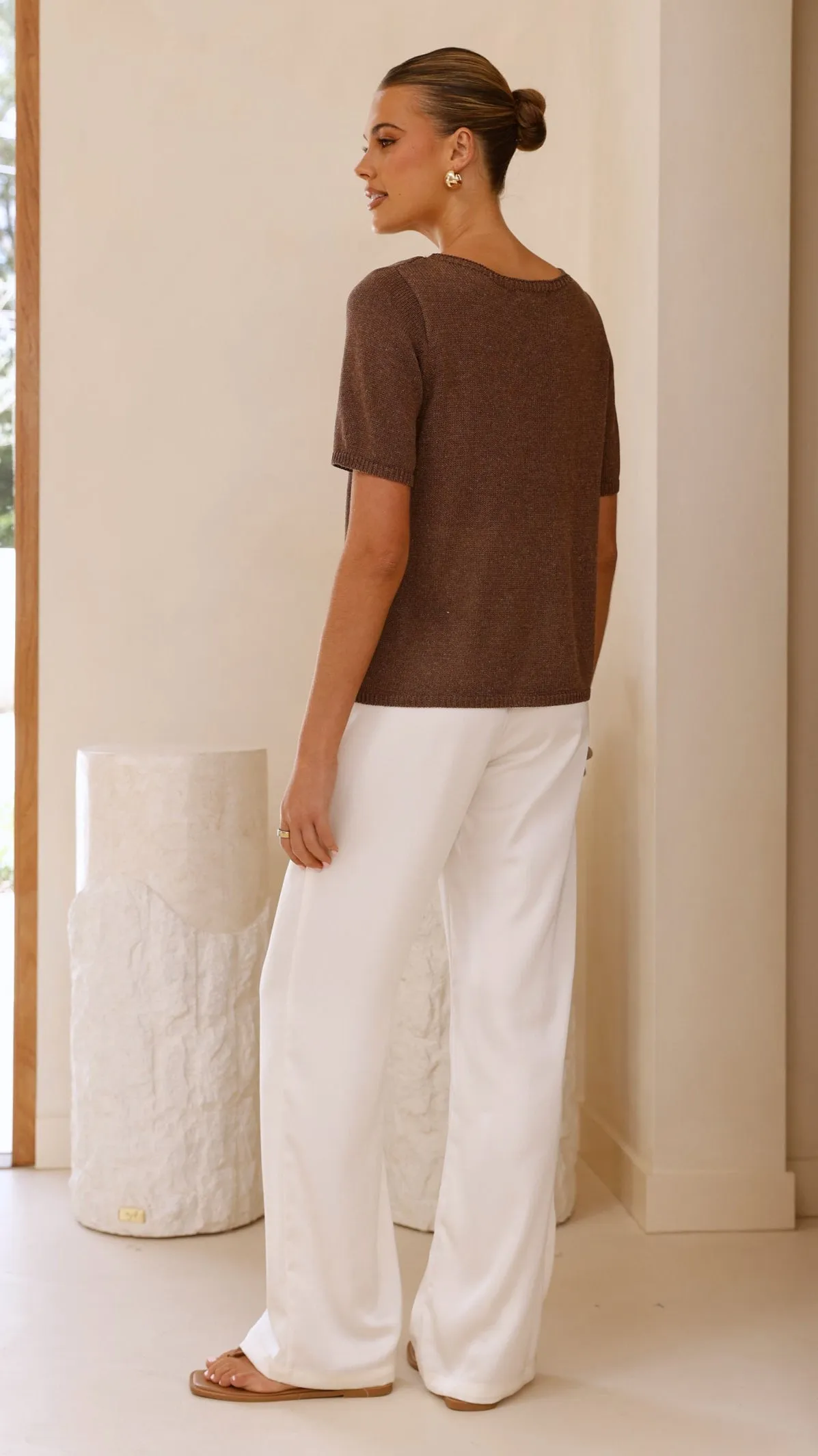 Winter Essential Summer Tee - Mocha