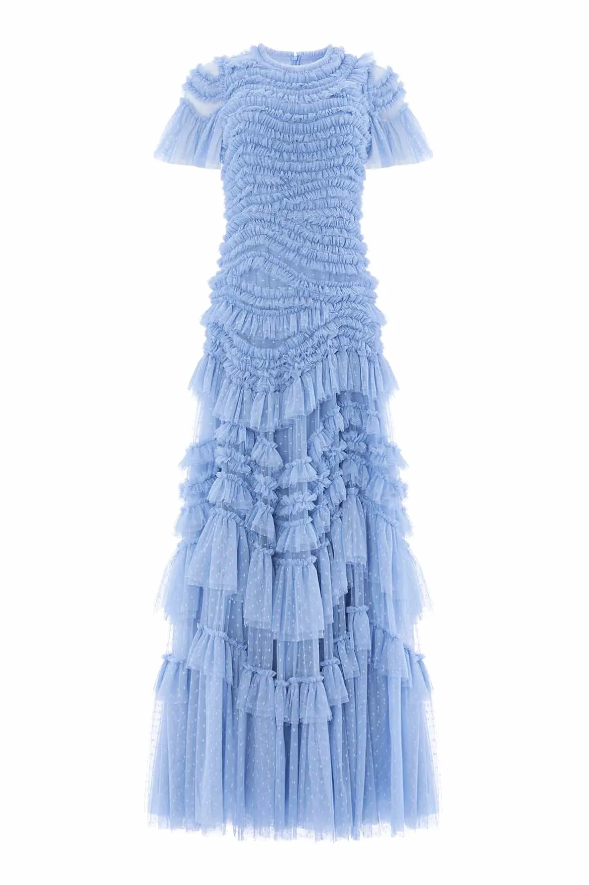 Wild Rose Short Sleeve Gown Romance Soul Clasp-Closure