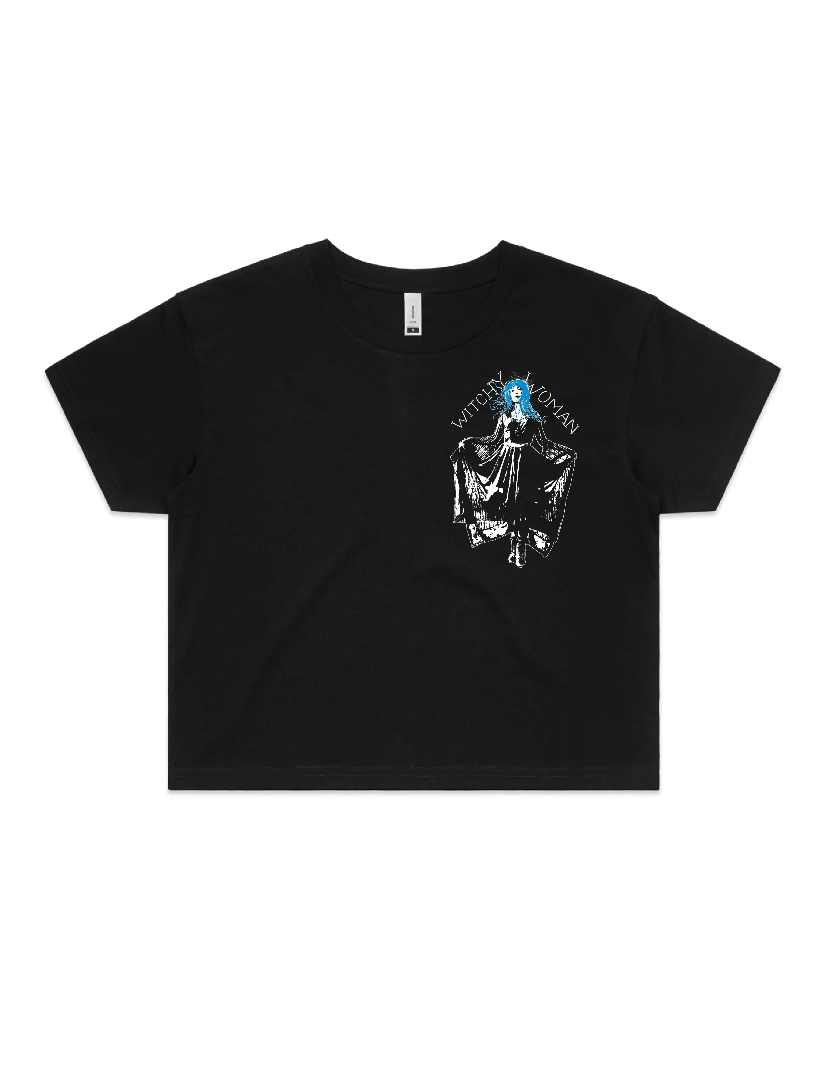 Minimal Comfort Witchy Woman ?? Cropped T-Shirt