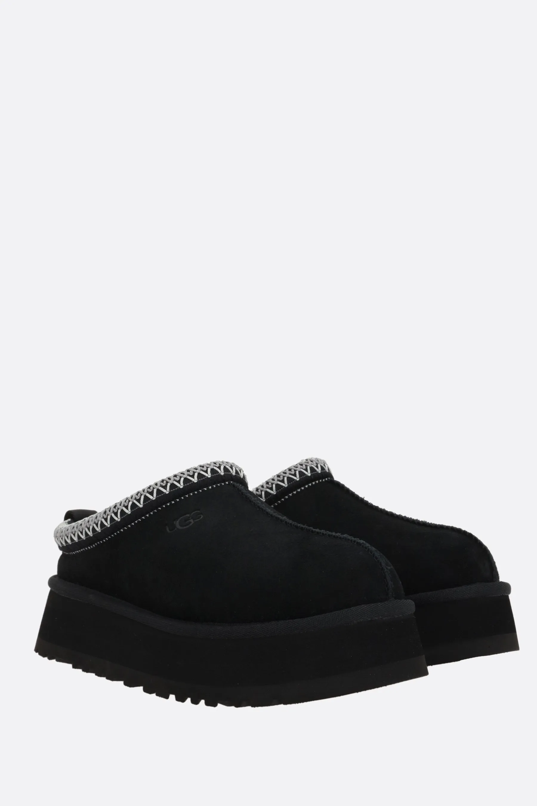 Pure Steps Foam Support Tazz II flatform slippers in suede