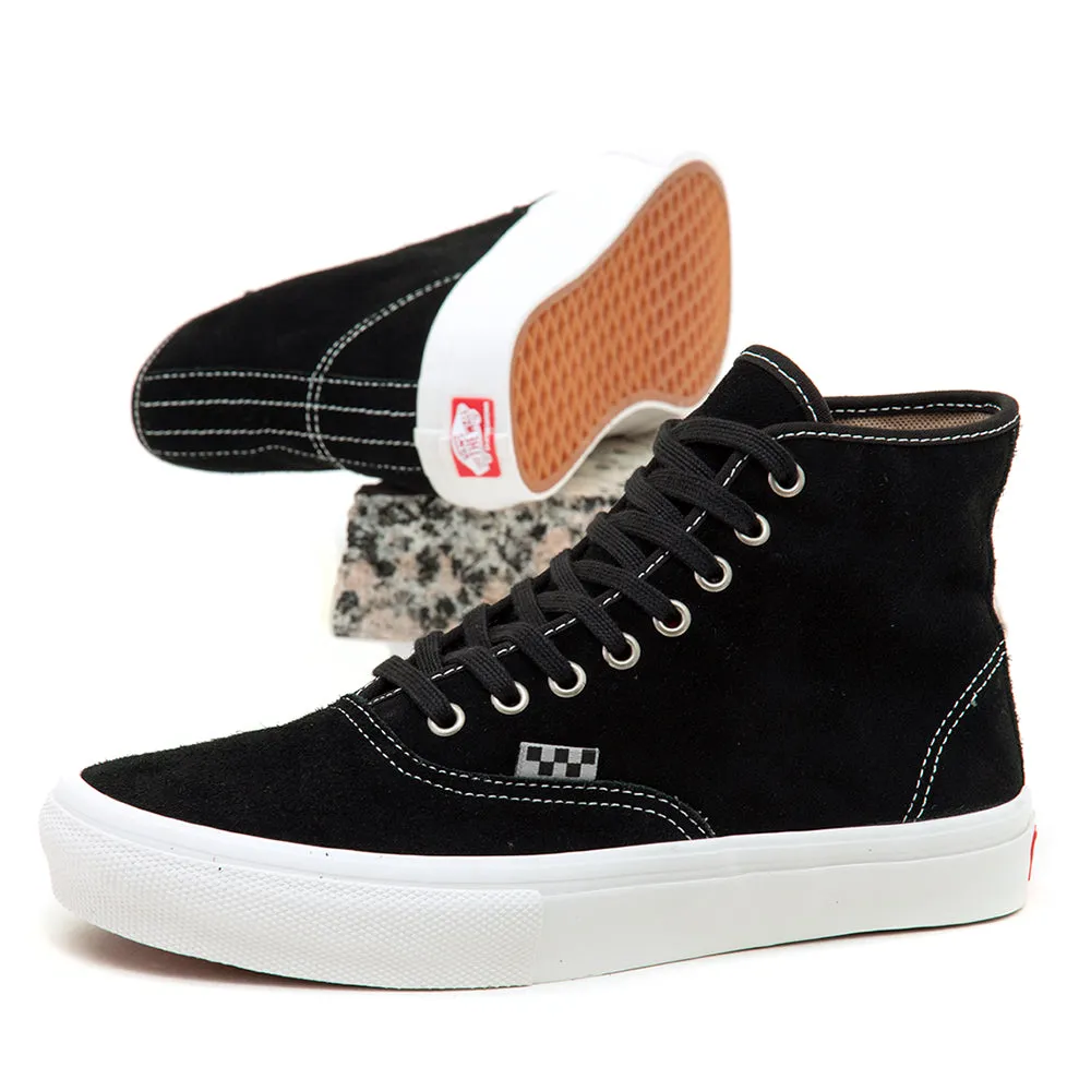 World Step Skate Authentic High (Black Suede) VBU