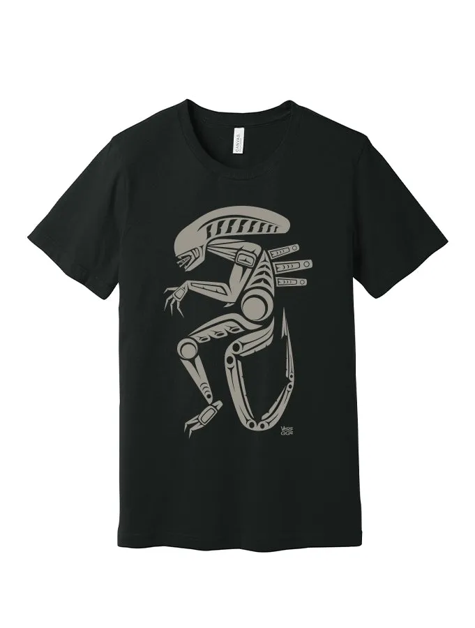 Xenomorph ?? Black T-Shirt Easy Look