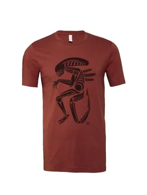 Xenomorph ?? Rust T-Shirt Vibrant Prints Chic Casual Wear