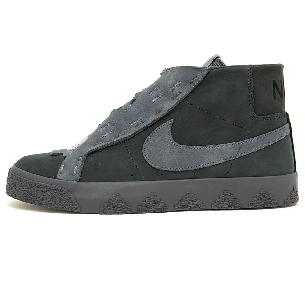 Street Edge Crystal Glow Zoom Blazer Mid QS (Anthracite / Dark Smoke Grey) (S  )