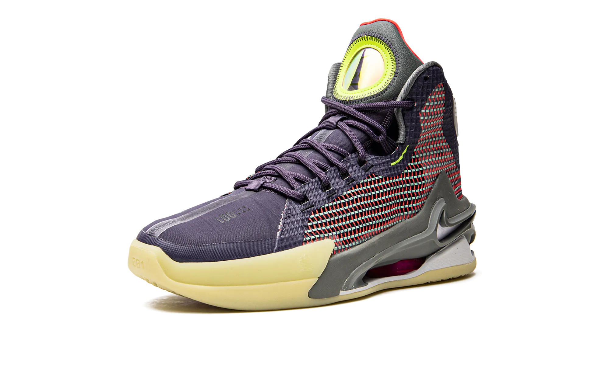 Reinforced Heel Collar herringbone outsole running shoes Zoom GT Jump "Chaos"